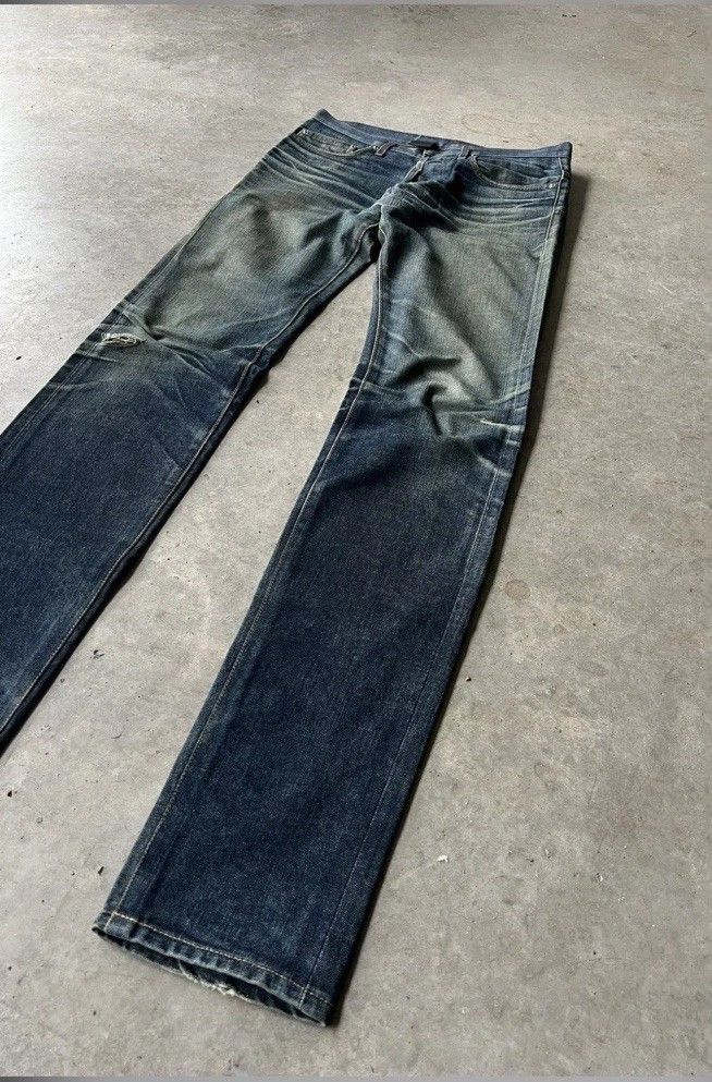 Hedi Slimane DIOR HOMME FW05-06 by HEDI SLIMANE Clawmark denim Size US 29 - 2 Thumbnail