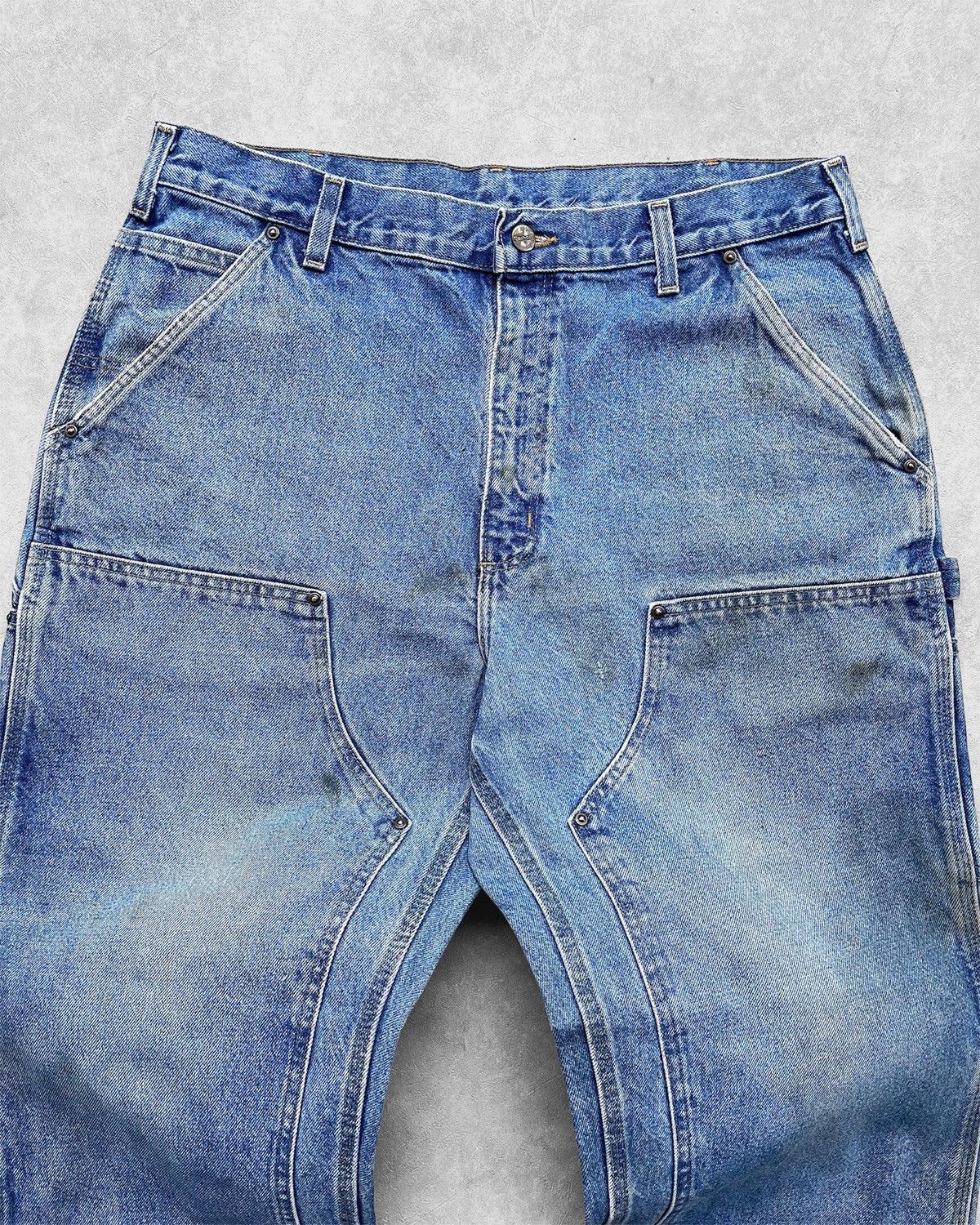 Carhartt Fadedd Darkstone Carhartt Double Knee Pant B73-DST🐋 Size US 36 / EU 52 - 2 Thumbnail