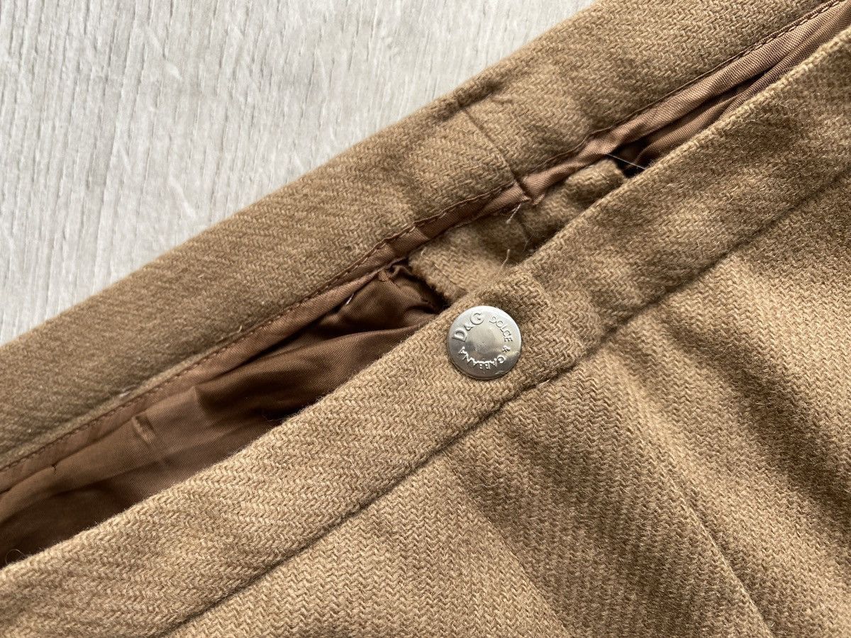 Dolce & Gabbana Vintage Dolce & Gabbana Brown Wool Suit Jacket Bomber Pants Size M / US 6-8 / IT 42-44 - 9 Thumbnail
