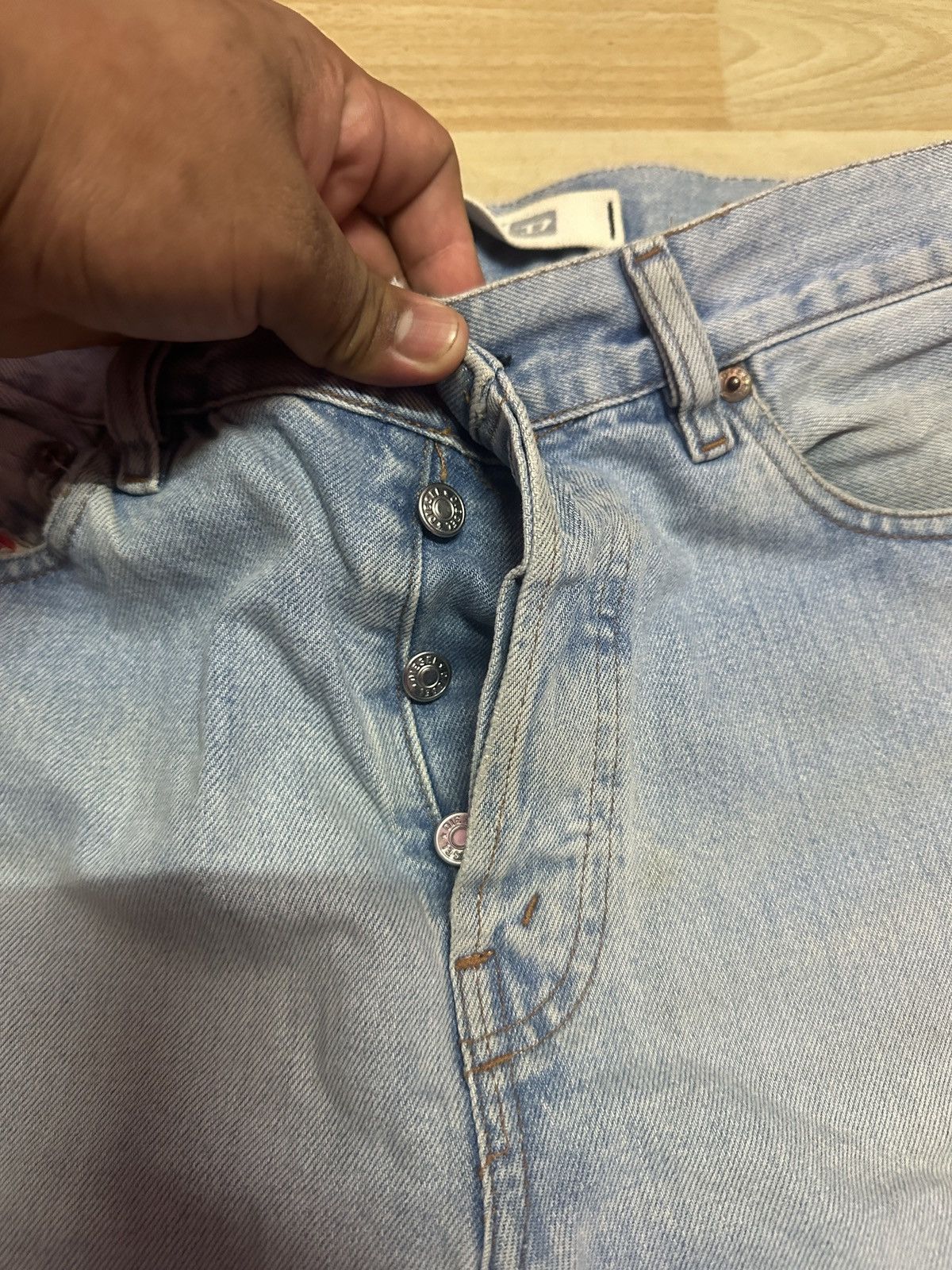 Diesel Diesel Faded Light Blue Denim Rare🔥🔥 Size US 32 / EU 48 - 8 Thumbnail