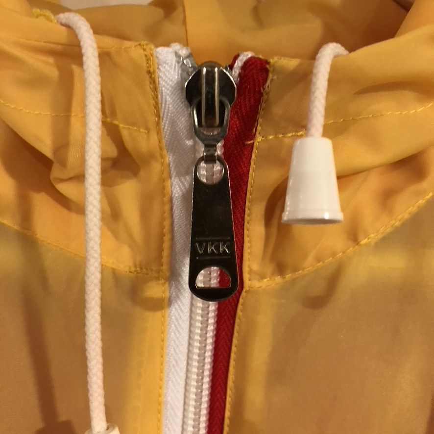 K-Way 1980s K-Way Windbreaker Vintage Red & Gold Size US L / EU 52-54 / 3 - 4 Thumbnail