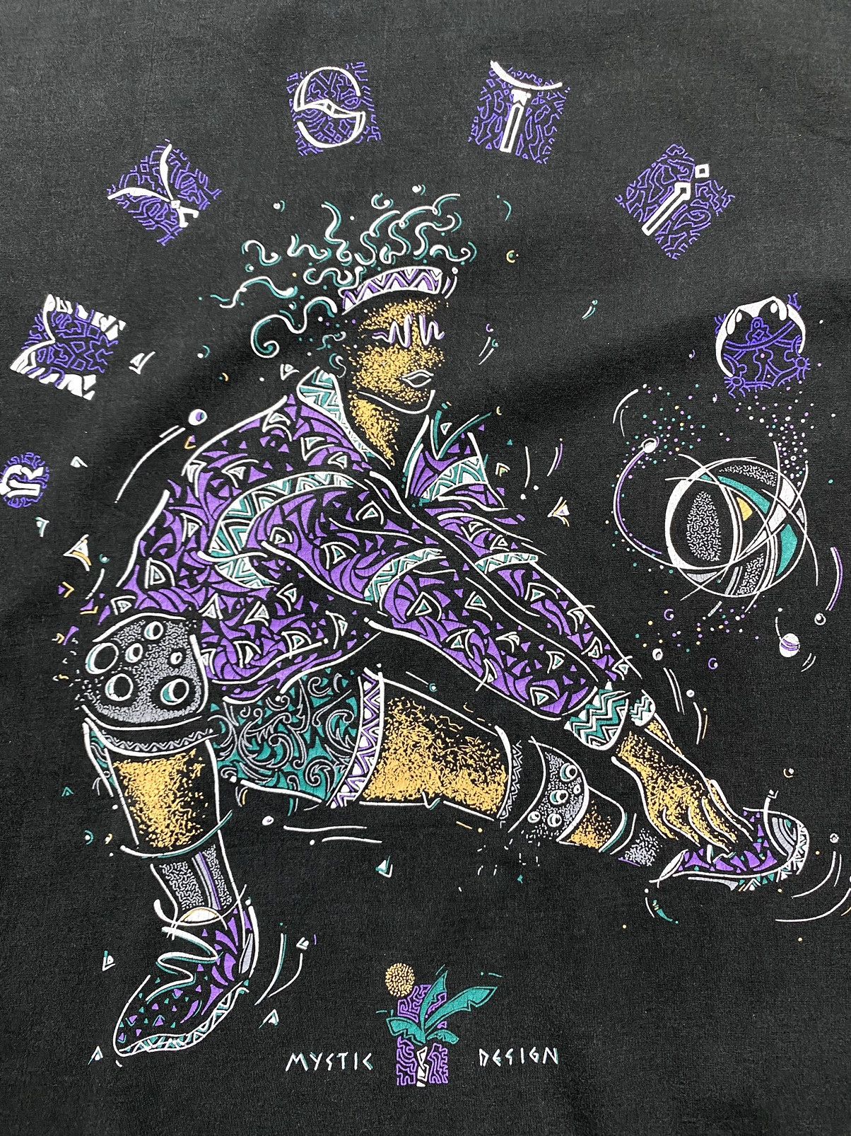Japanese Brand Rare Vintage 1990’s Mystic Art T Shirt Japanese Size US L / EU 52-54 / 3 - 12 Thumbnail