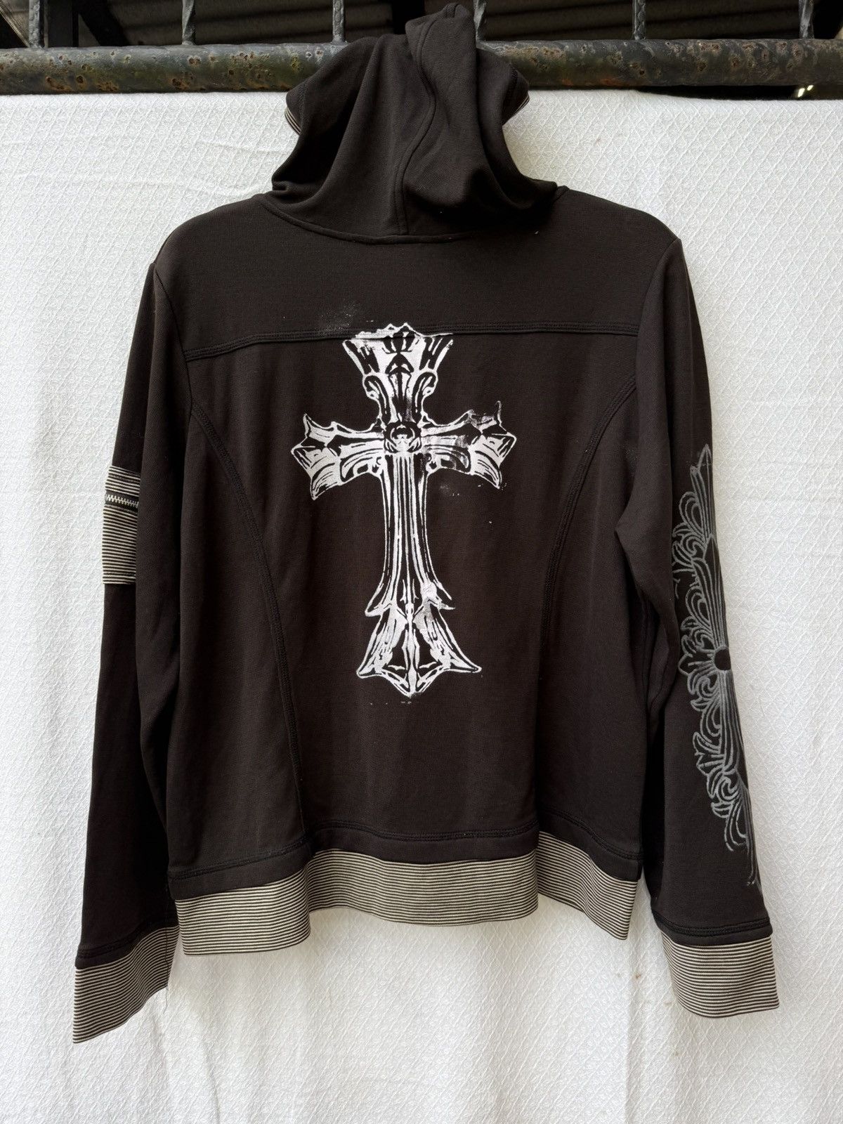 Hysteric Glamour Japanese Hoodie Gothic Zipper Cross Longsleeve Size US M / EU 48-50 / 2 - 2 Thumbnail