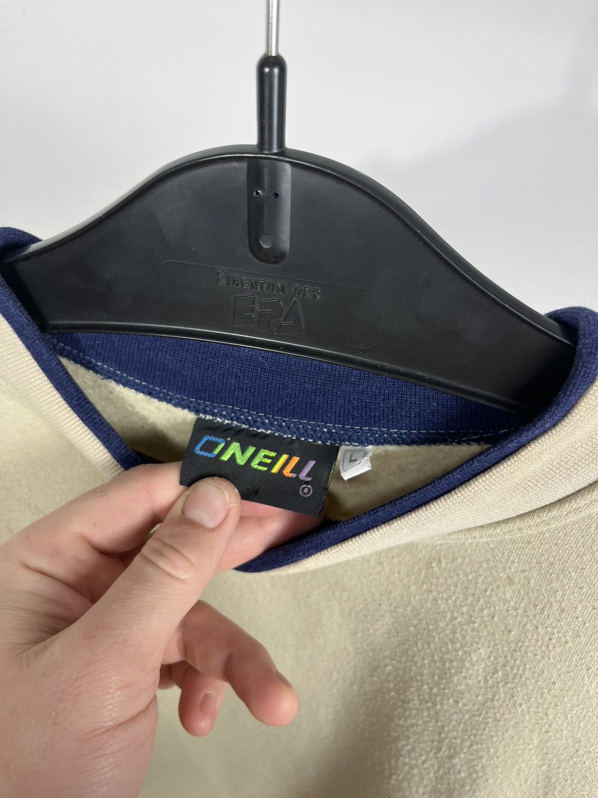 O'Neill Vintage O’Neill Beige Crewneck Sweatshirt Embroidered Logo L Size US L / EU 52-54 / 3 - 10 Thumbnail