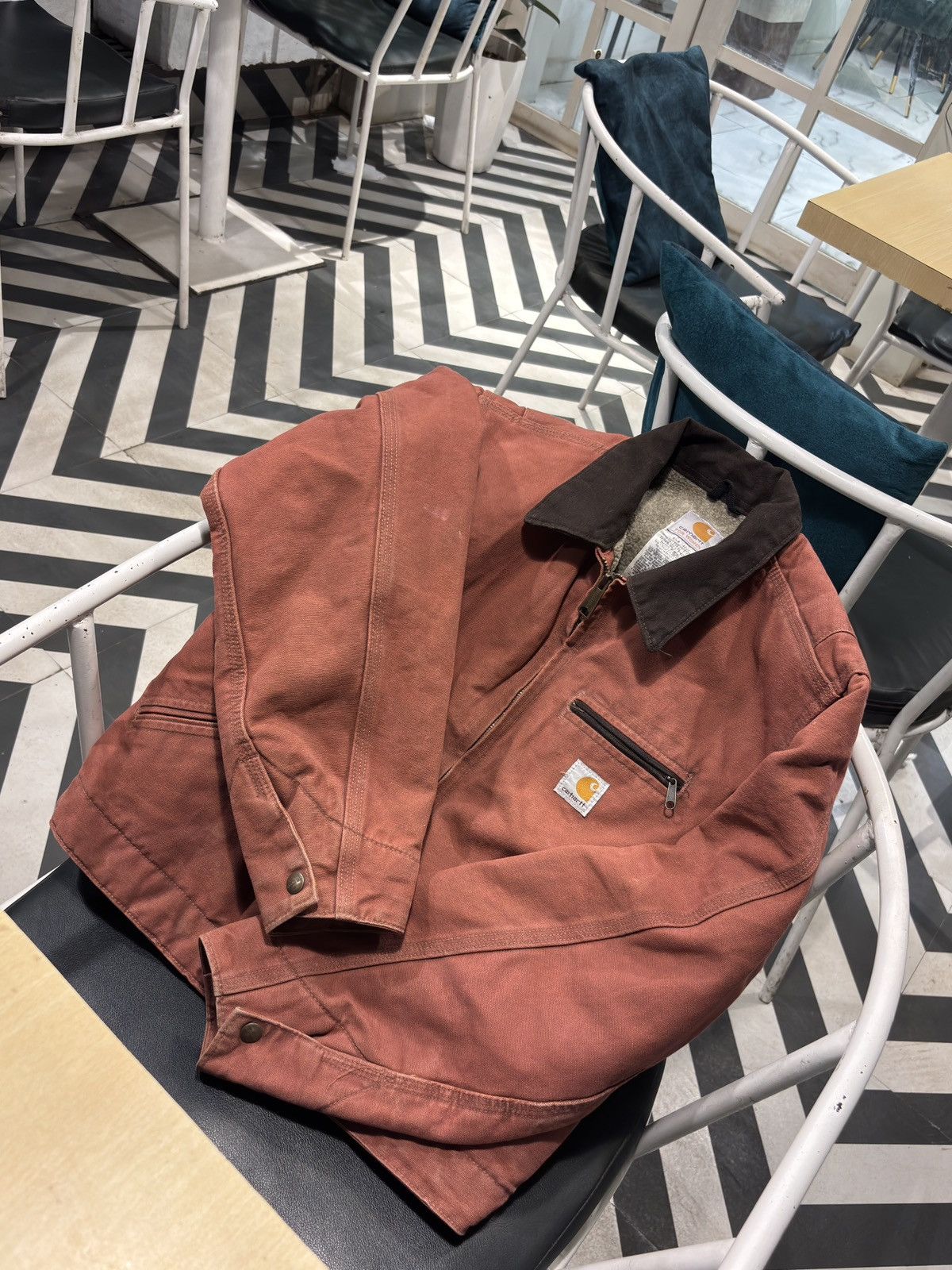 Carhartt CARHARTT WJ097 VRS SALMON PINK DETROIT Size US S / EU 44-46 / 1 - 5 Thumbnail