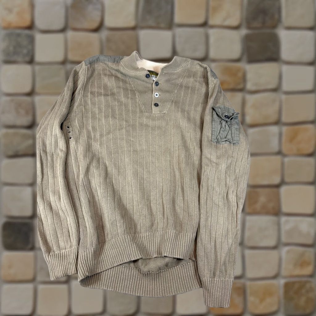Eddie Bauer VINTAGE Eddie Bauer Sport Shop Henley Sweater Mens Large Brown Knit Utility Shirt Mens Large Brown Knit Utility Size US L / EU 52-54 / 3 - 1 Thumbnail