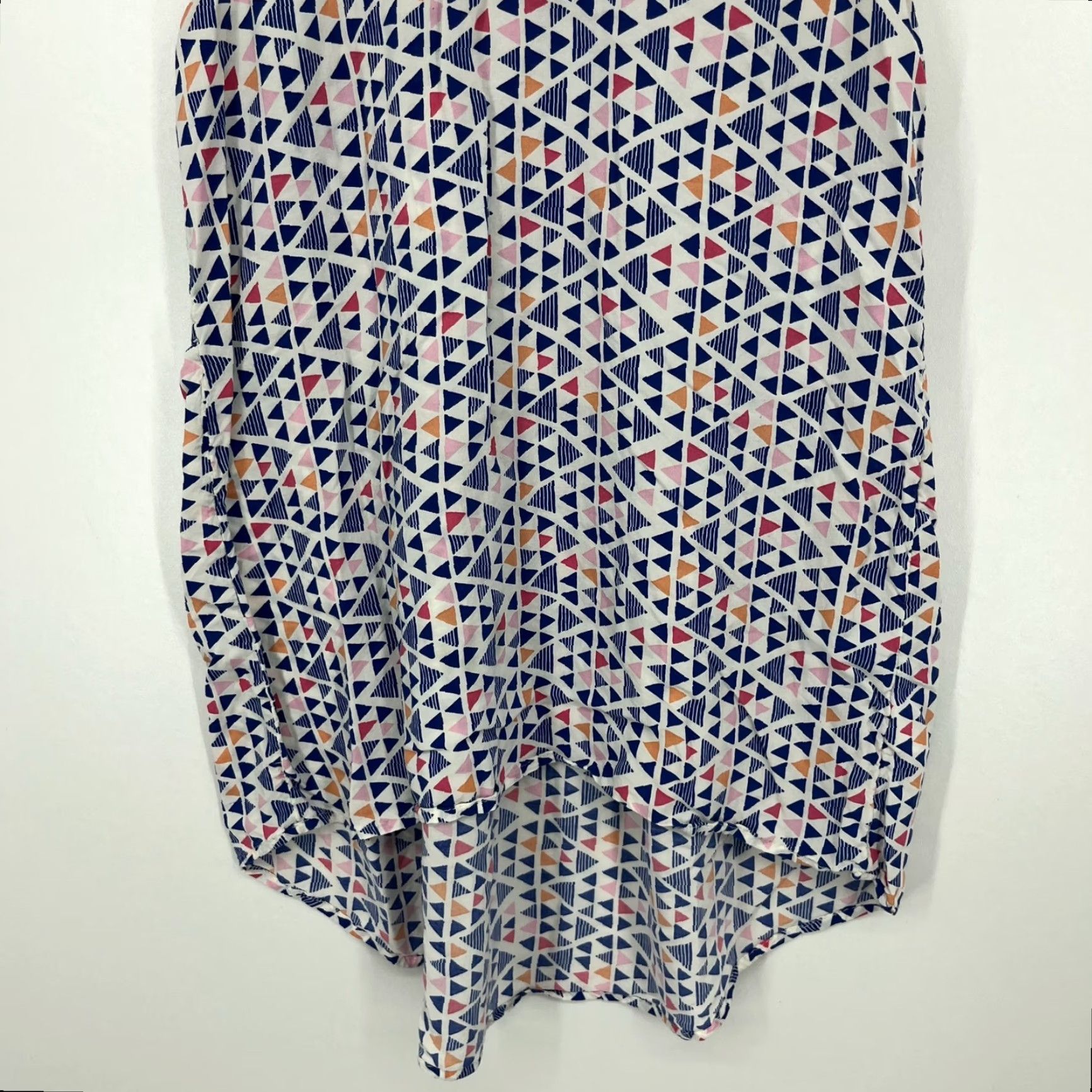 Vintage BP Tank Top Women’s Size S Blue Sleeveless Geometric Print Viscose Size S / US 4 / IT 40 - 3 Thumbnail