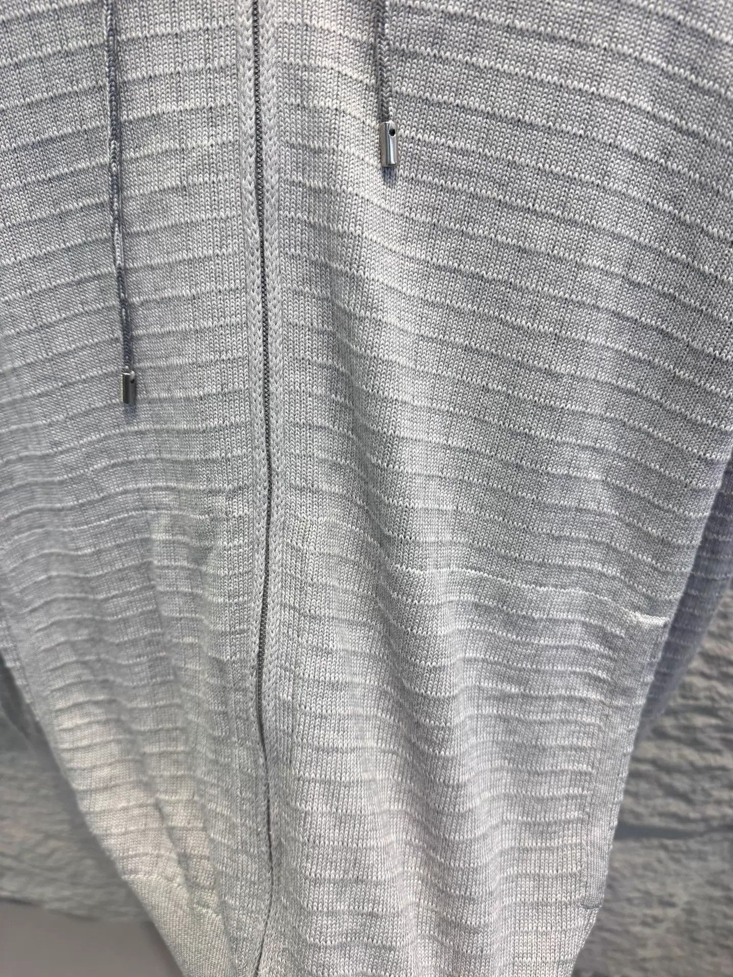 Loro Piana Loro Piana Italian gray 42 zip hoodie Size M / US 6-8 / IT 42-44 - 4 Thumbnail