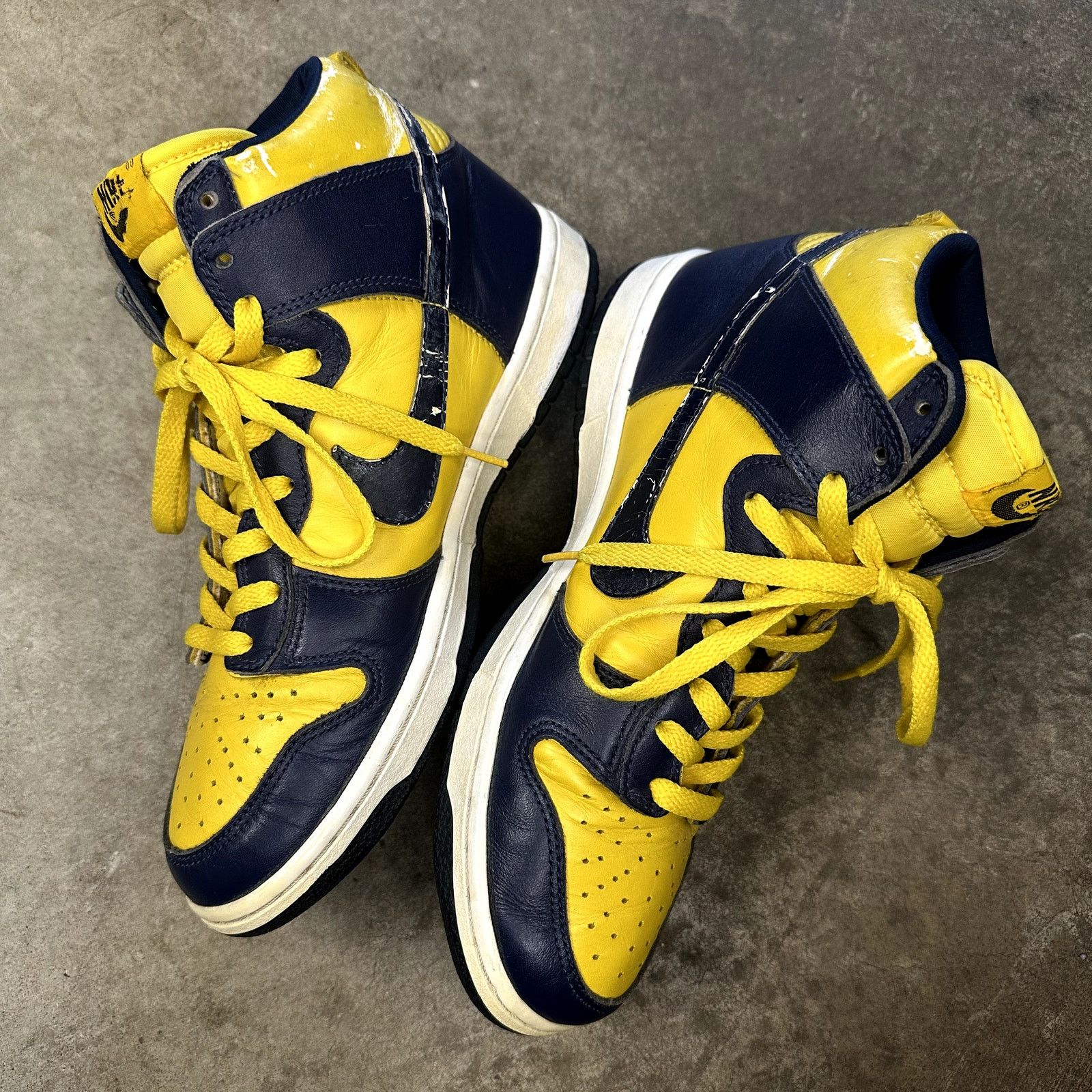 Nike 1999 Nike Dunk Hi 'Michigan' Size US 9 / EU 42 - 3 Thumbnail