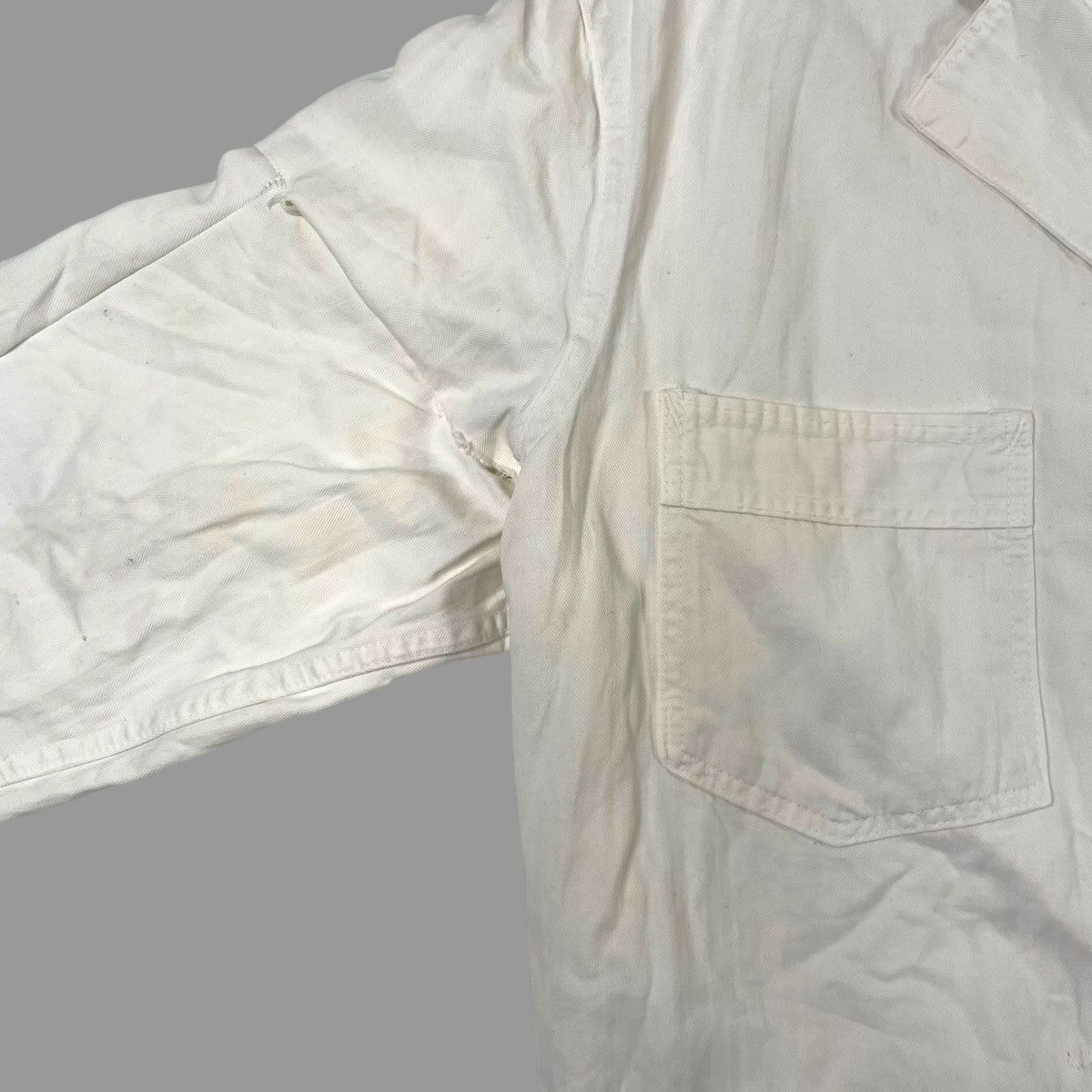 Vintage Vintage 1930s hbt distressed chore jacket Size US XL / EU 56 / 4 - 6 Thumbnail