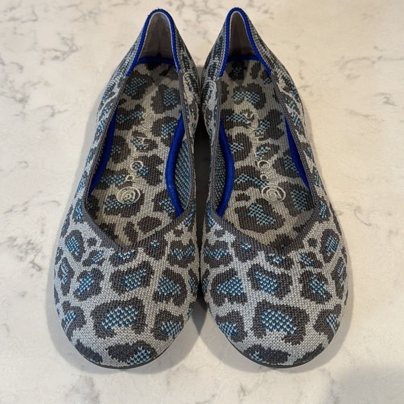 Other Rothy’s Flat Smoke Gray Spotted Leopard Print Round Toe sz 7 Size US 7 / IT 37 - 3 Thumbnail
