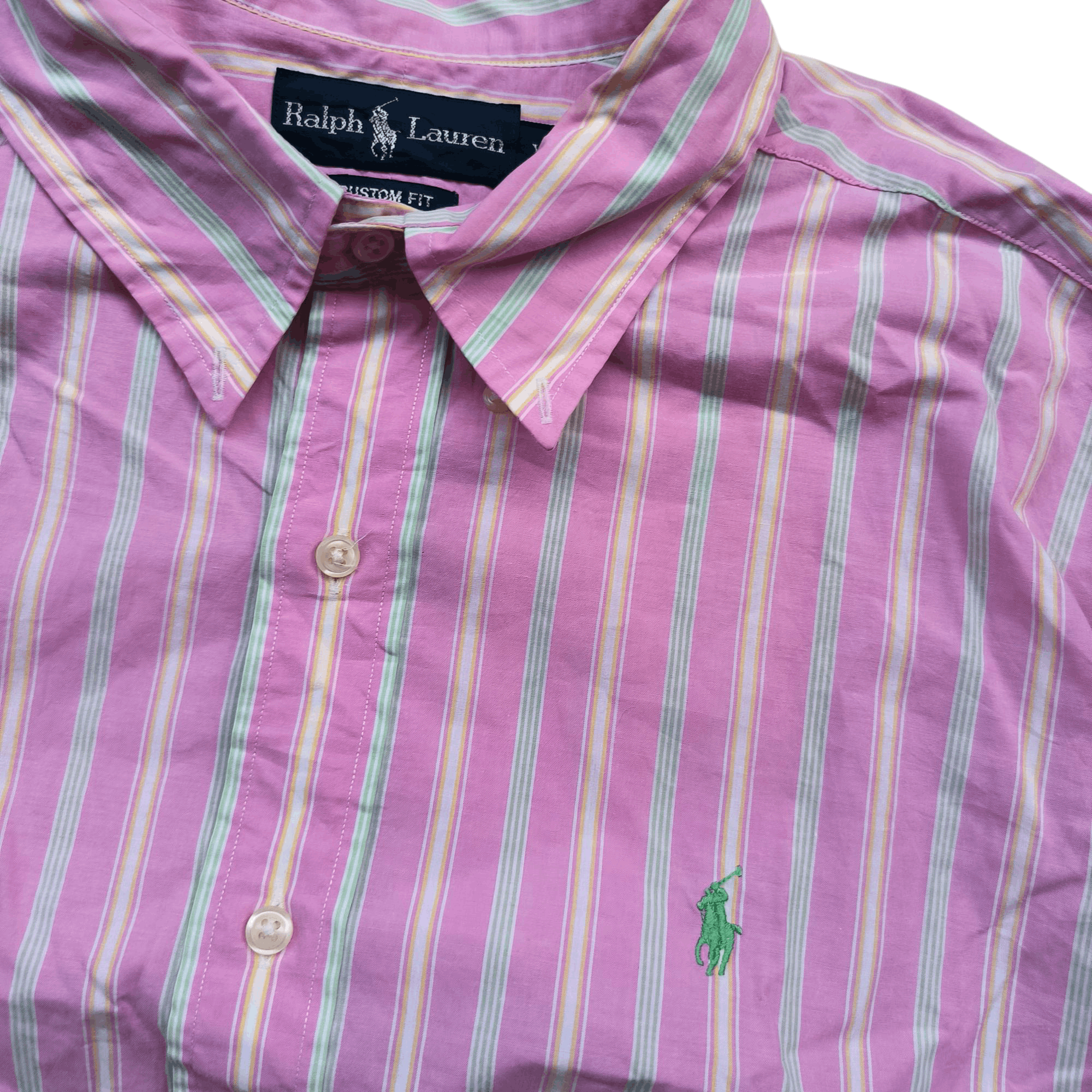 Polo Ralph Lauren Vintage 1990s Polo Ralph Lauren Striped Size US XL / EU 56 / 4 - 2 Thumbnail