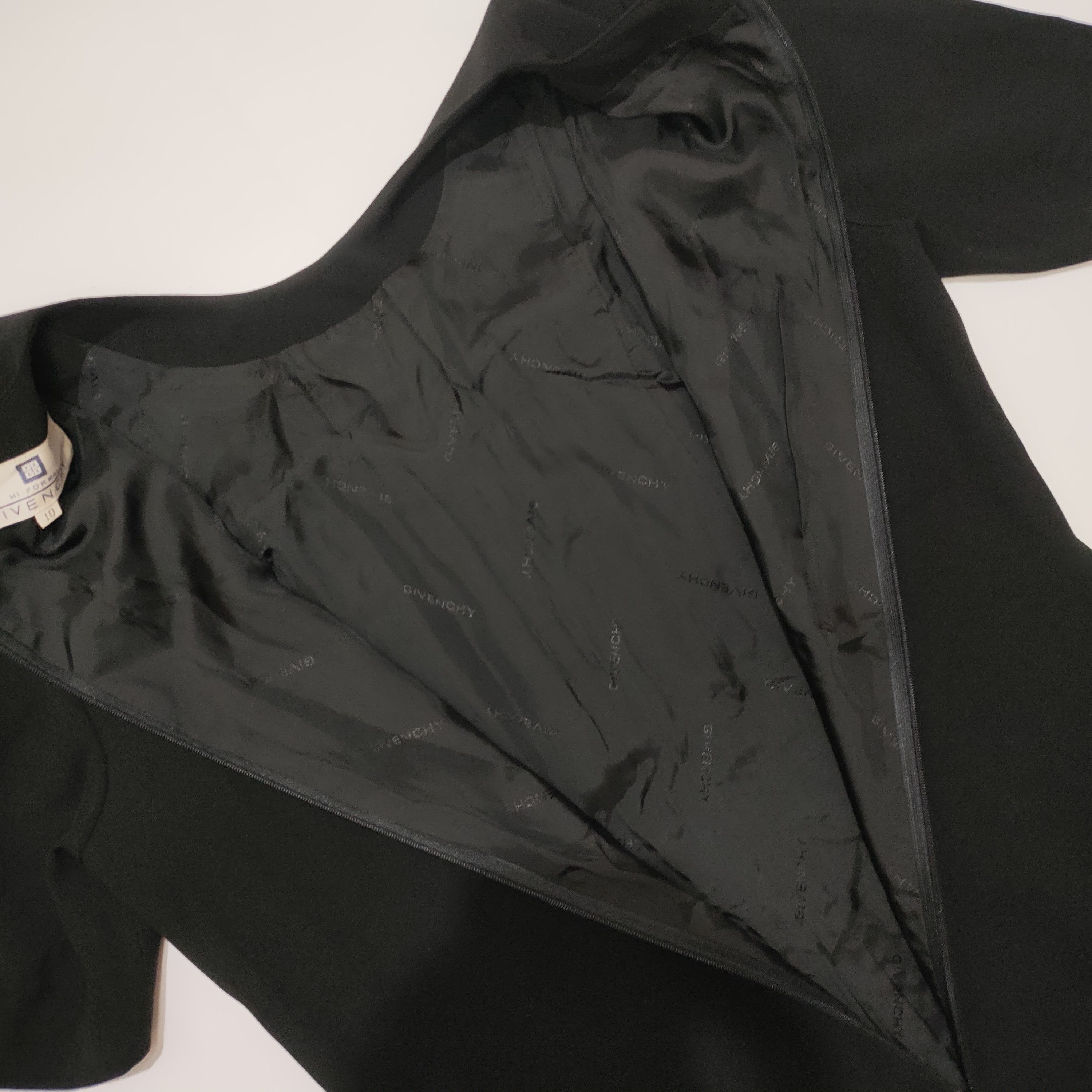 Givenchy Givenchy Black Midi Dress Size L / US 10 / IT 46 - 13 Thumbnail