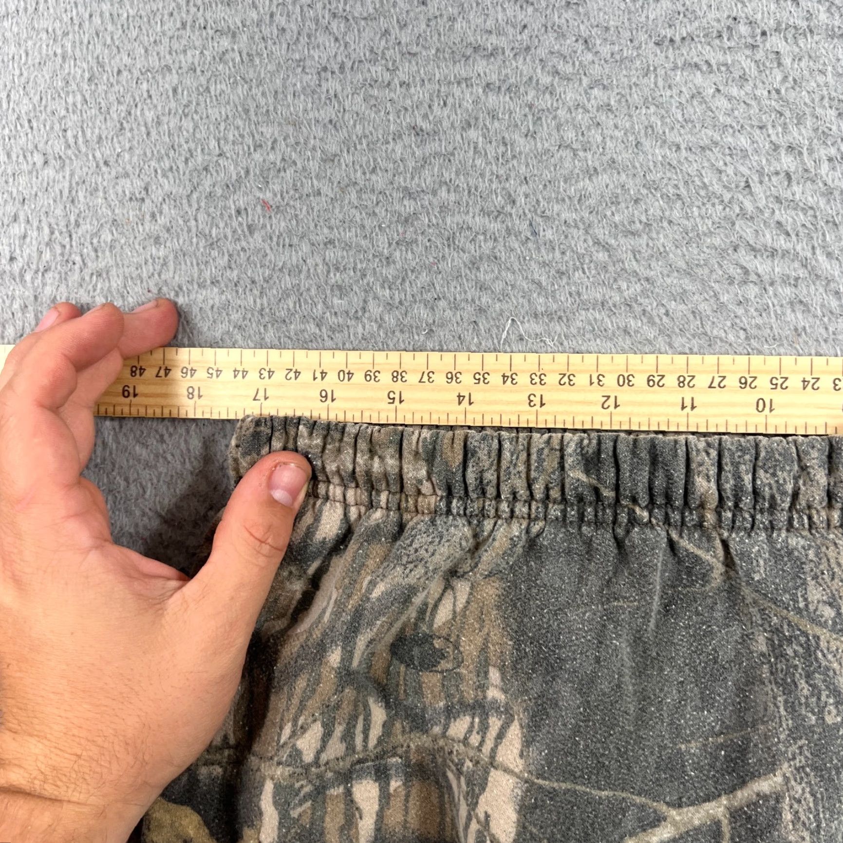 Vintage VINTAGE Mossy Oak Camo Classics Sweatpants Drawstring L Men's Green 34-38 Pockets Elastic Waist Outdoor Hunting 29" Inseam Size US 33 - 5 Thumbnail