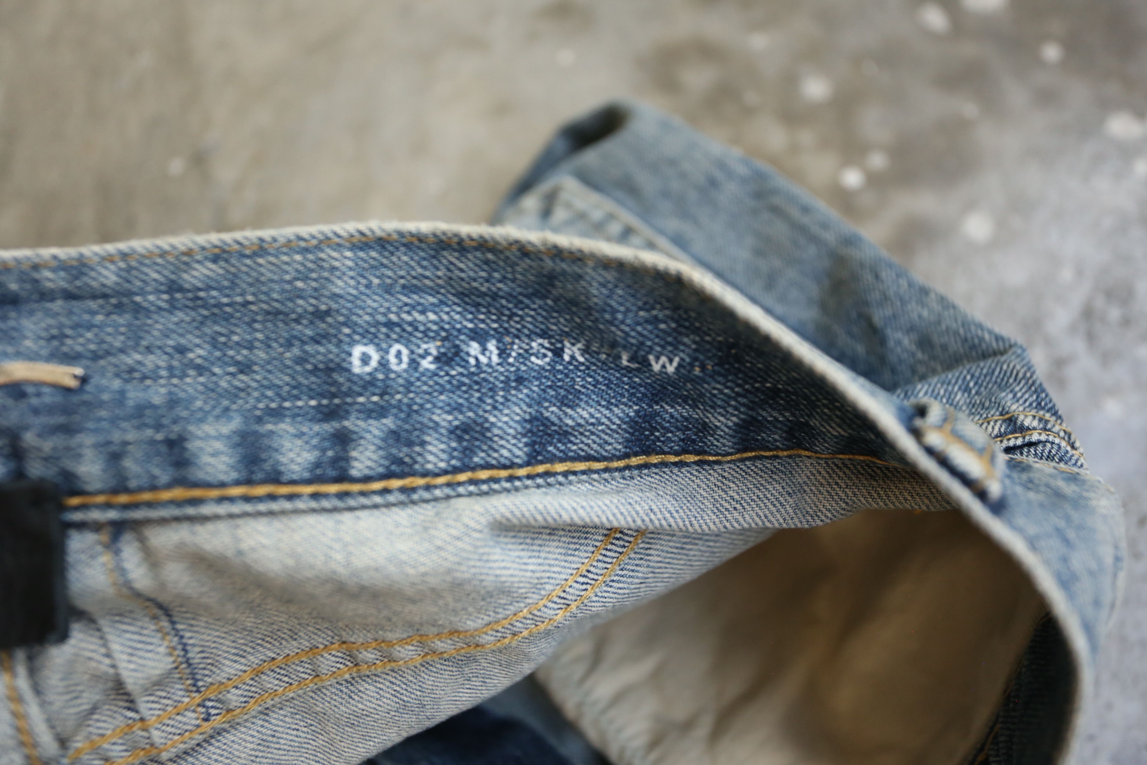 Saint Laurent Paris SLP - Hedi Slimane - F/W 13 - D02 Crash Denim Jean Size US 30 / EU 46 - 5 Thumbnail