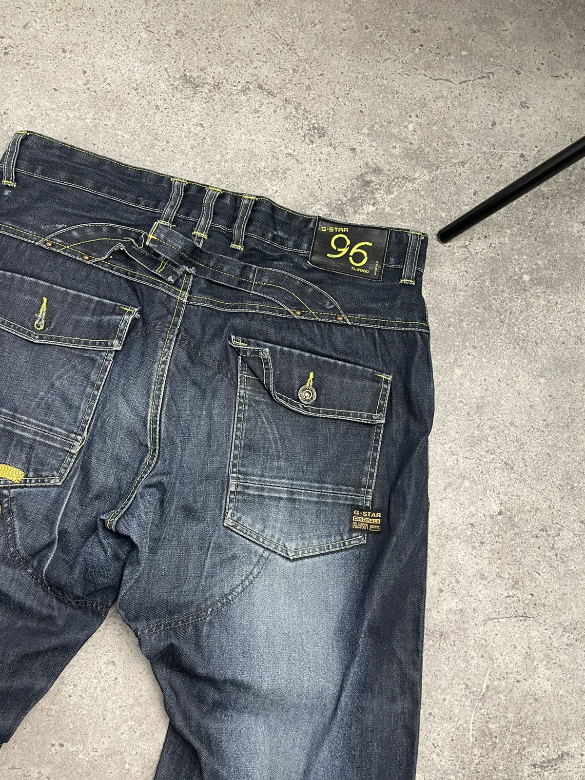 G-Star × Vintage G-Star Jeans Knee Patch Jeans Size US 36 / EU 52 - 3 Thumbnail