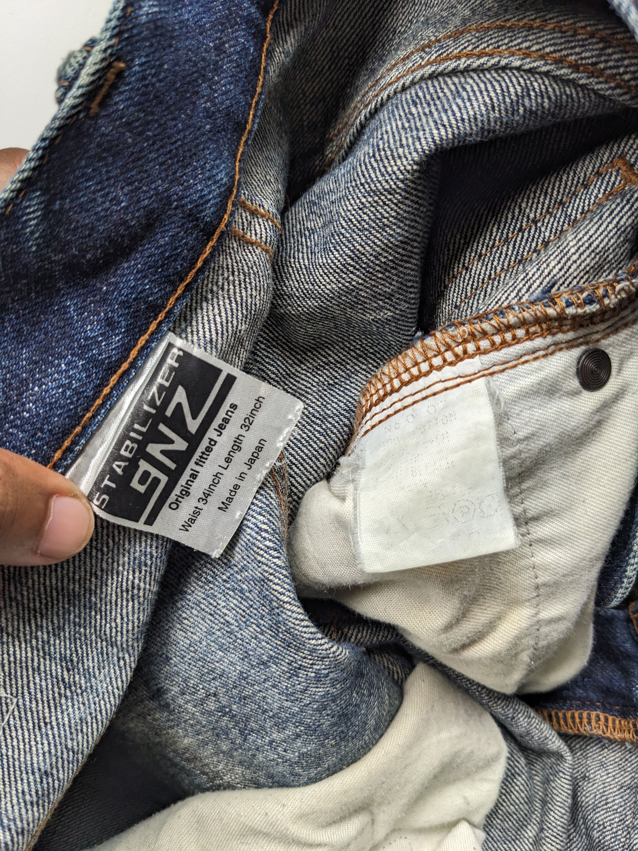 If Six Was Nine × Japanese Brand × Jean Stabilizer distressed faded jeans Size US 34 / EU 50 - 10 Thumbnail