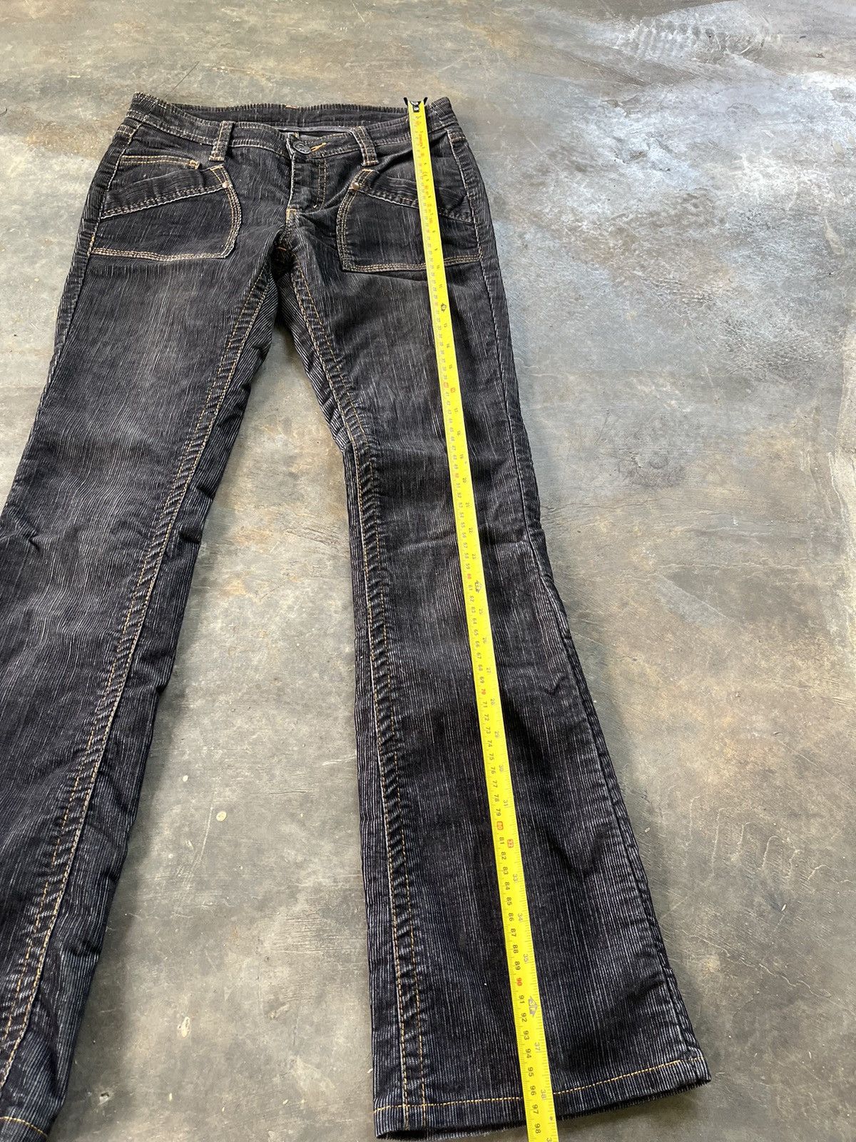 Hysteric Glamour × Japanese Brand × Vintage Flare Hysteric Inspired Coudroy Pant Size US 31 - 12 Thumbnail