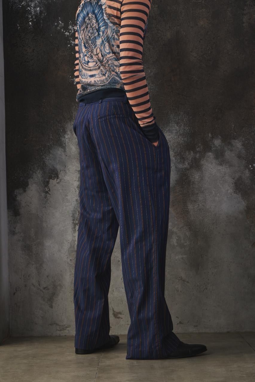 Vivienne Westwood Vivienne Westwood Anglomania Pinstripe Wrap Trousers Size US 30 / EU 46 - 5 Thumbnail