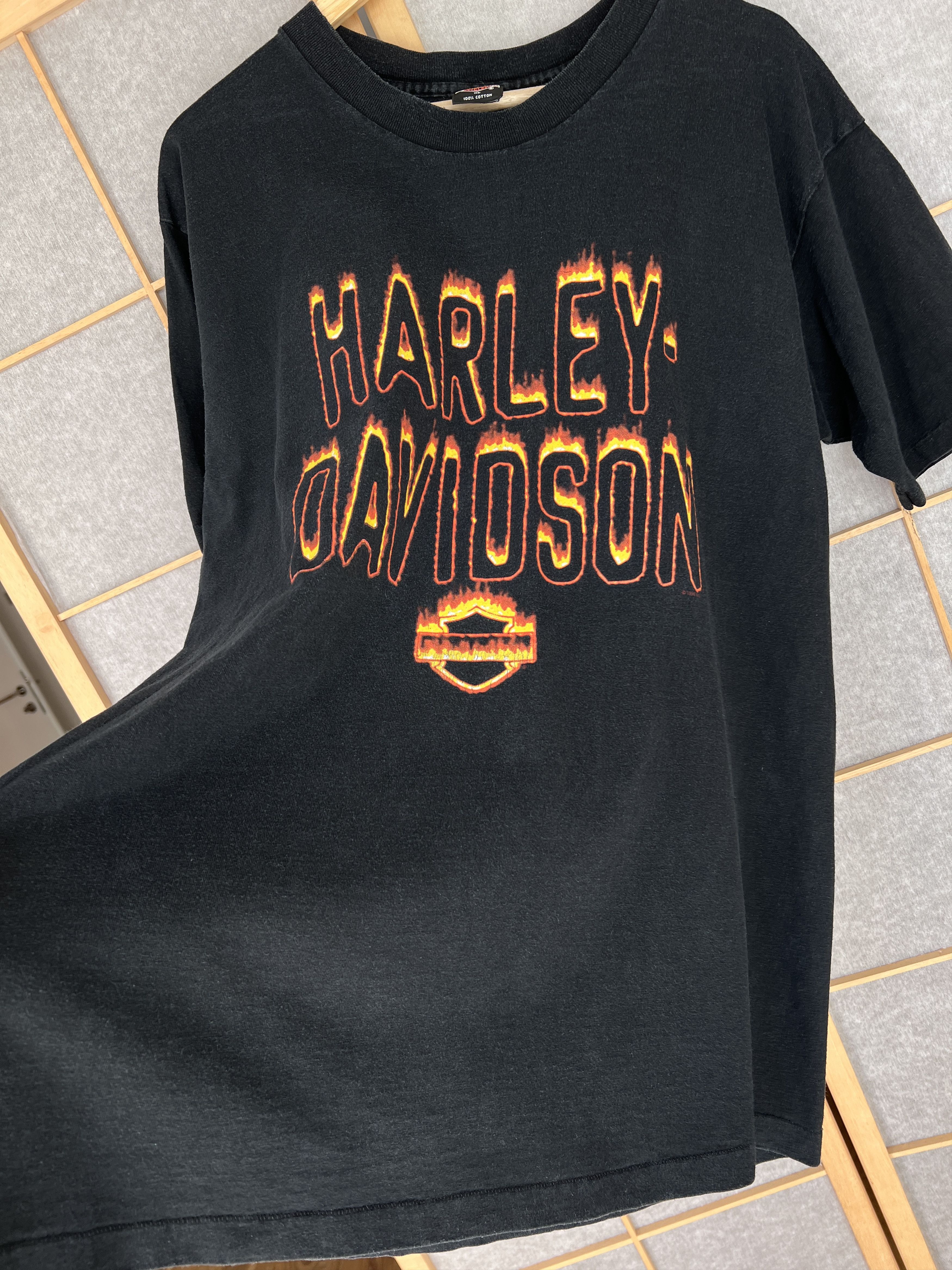 Harley Davidson Harley Davidson 1996 USA Dallas Texas t shirt single stitch Size US XL / EU 56 / 4 - 17 Thumbnail