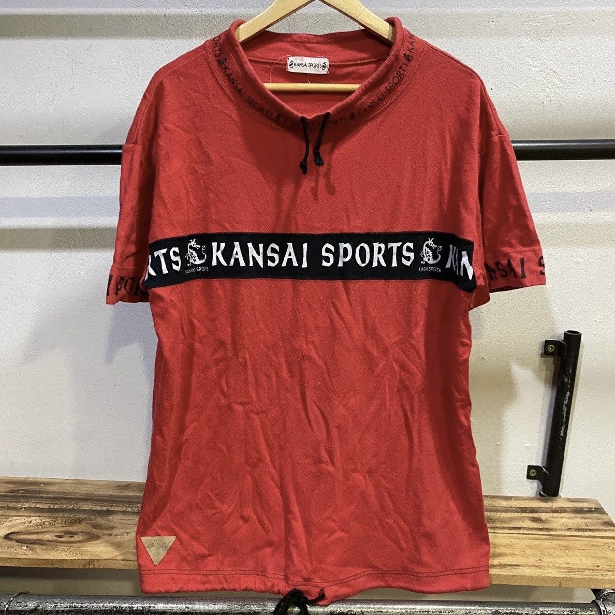 Japanese Brand × Kansai Yamamoto × Vintage KANSAI SPORTS DRAGON JAPANESE BRAND SHORT SLEEVE Size US L / EU 52-54 / 3 - 1 Thumbnail