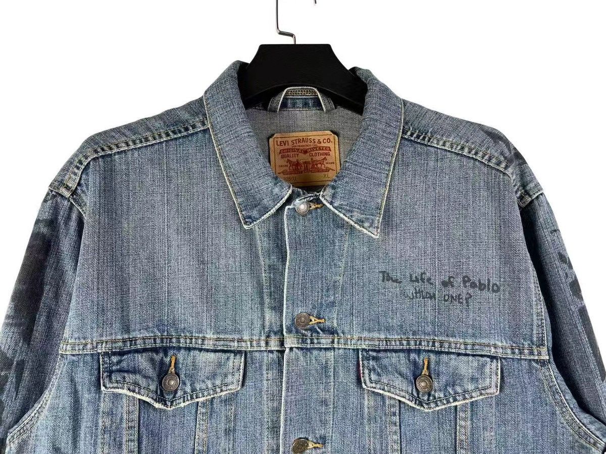 Levi's Vintage Clothing Kanye West Levi’s The Life Of Pablo Denim Jacket 2016 Album Size US XL / EU 56 / 4 - 3 Thumbnail