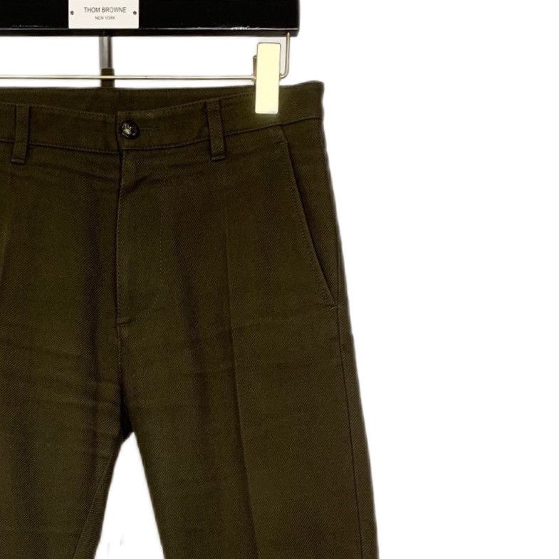 Dsquared2 Dsquared2 Green Wool Blend Casual Pants K26WX Size 28" / US 6 / IT 42 - 7 Thumbnail