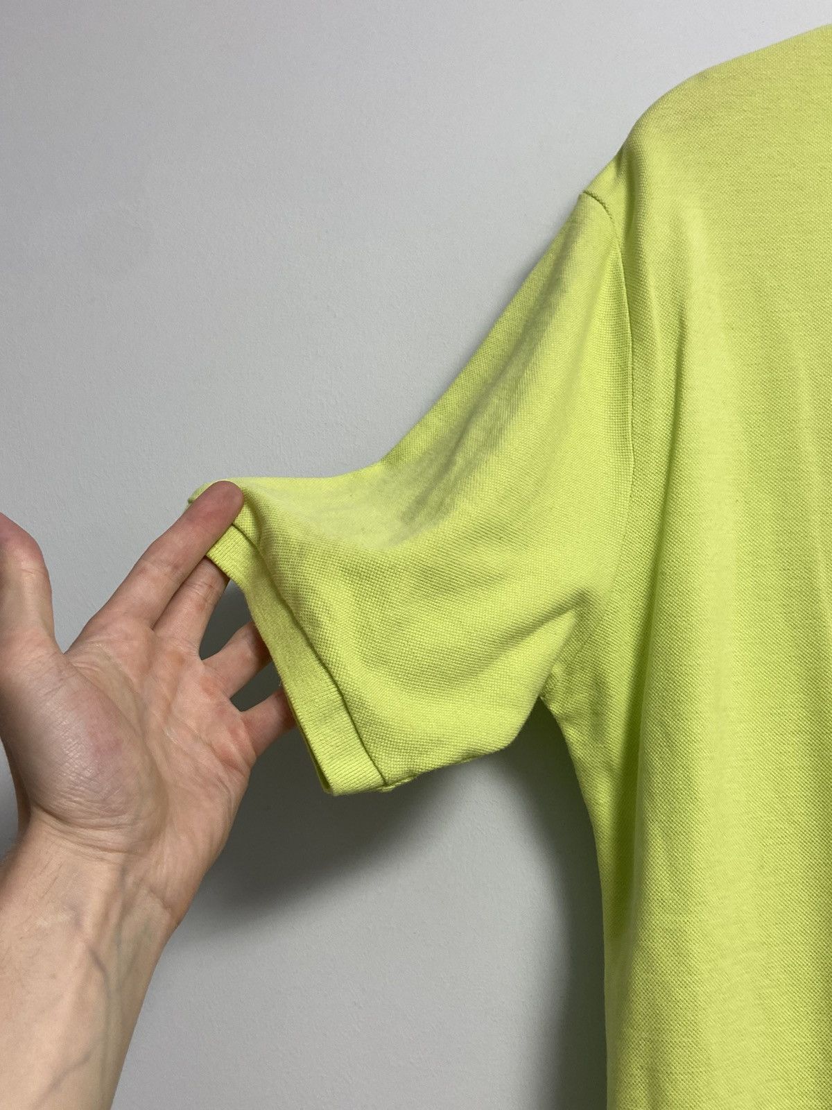 Yves Saint Laurent Yves Saint Laurent YSL Lime green logo polo Size US XL / EU 56 / 4 - 9 Thumbnail