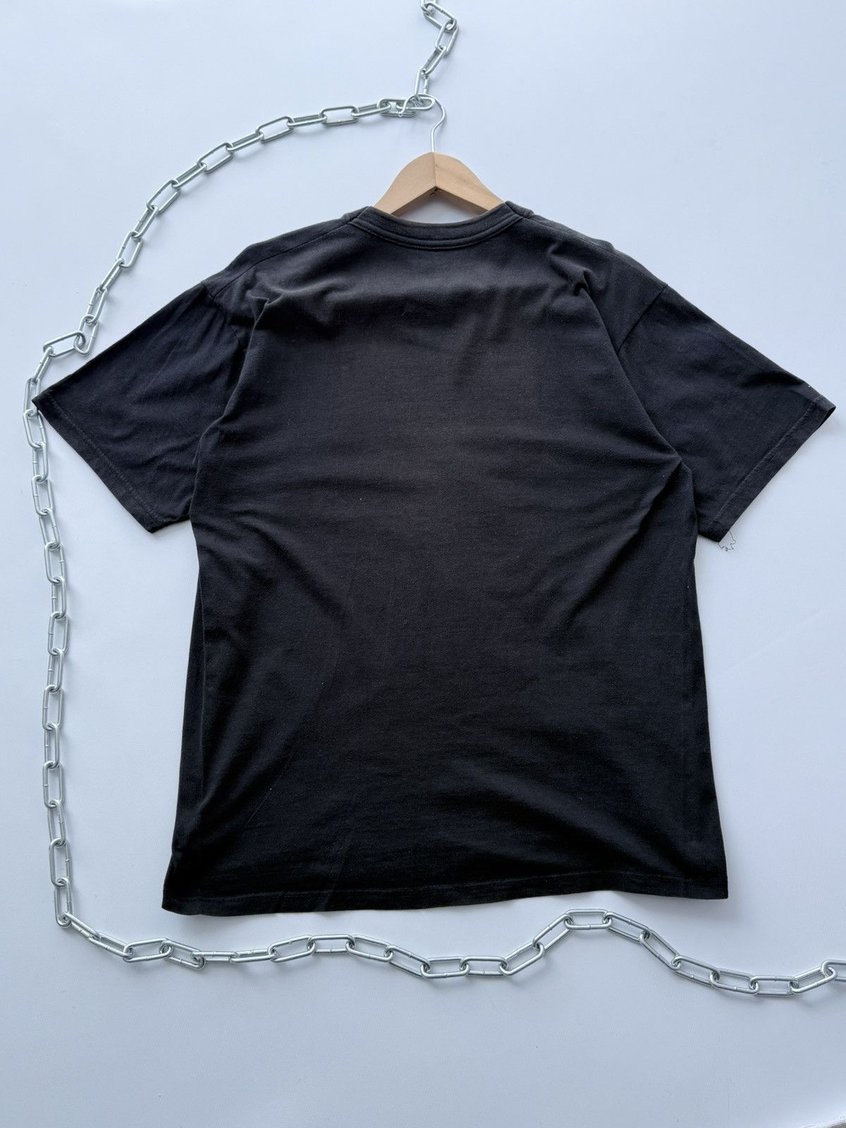 Vintage Vintage 90s Y2K Moonlight Dragon Liquid Blue Style T-Shirt Size US M / EU 48-50 / 2 - 3 Thumbnail