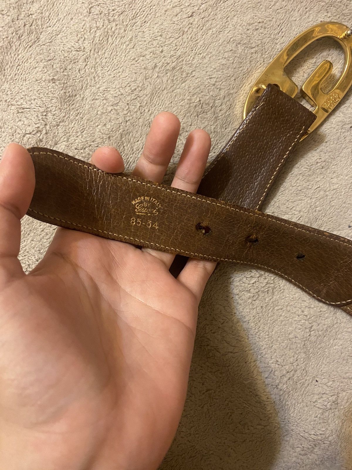 Gucci Vintage Gucci Pig Skin Belt Size ONE SIZE - 6 Thumbnail