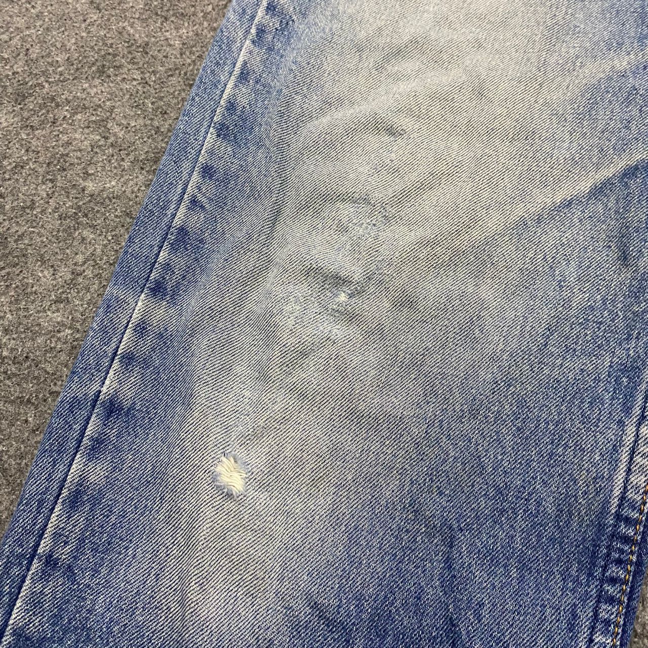 Levi's 💥Vintage 90s Levis Distressed Denim Kurt Cobain Style Size US 34 / EU 50 - 12 Thumbnail