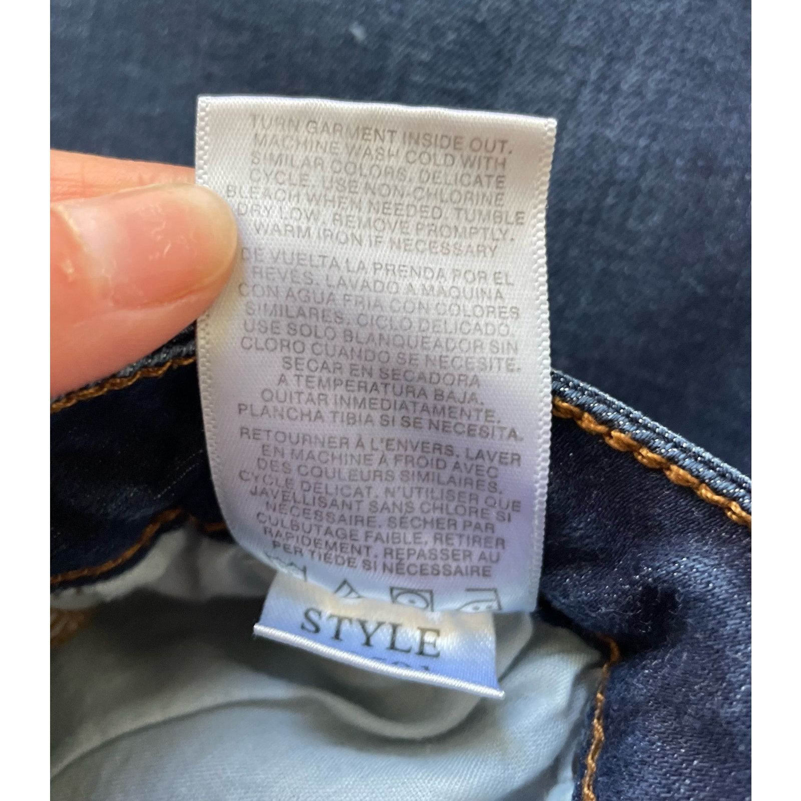 Other Simple Society Women Dark Wash Mid-rise Skinny Jean Pants Size 25" / US 0 / IT 36 - 7 Thumbnail