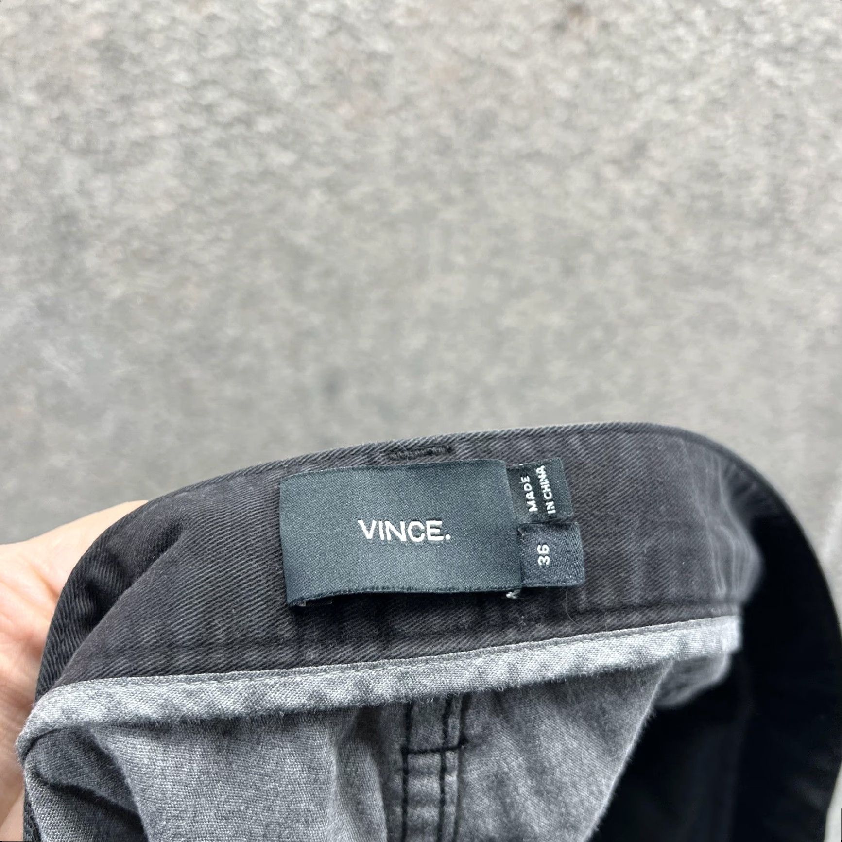 Vince Vince Pants Mens 36 Black Chino Five Pocket Casual Straight Leg Pants Size US 36 / EU 52 - 3 Thumbnail