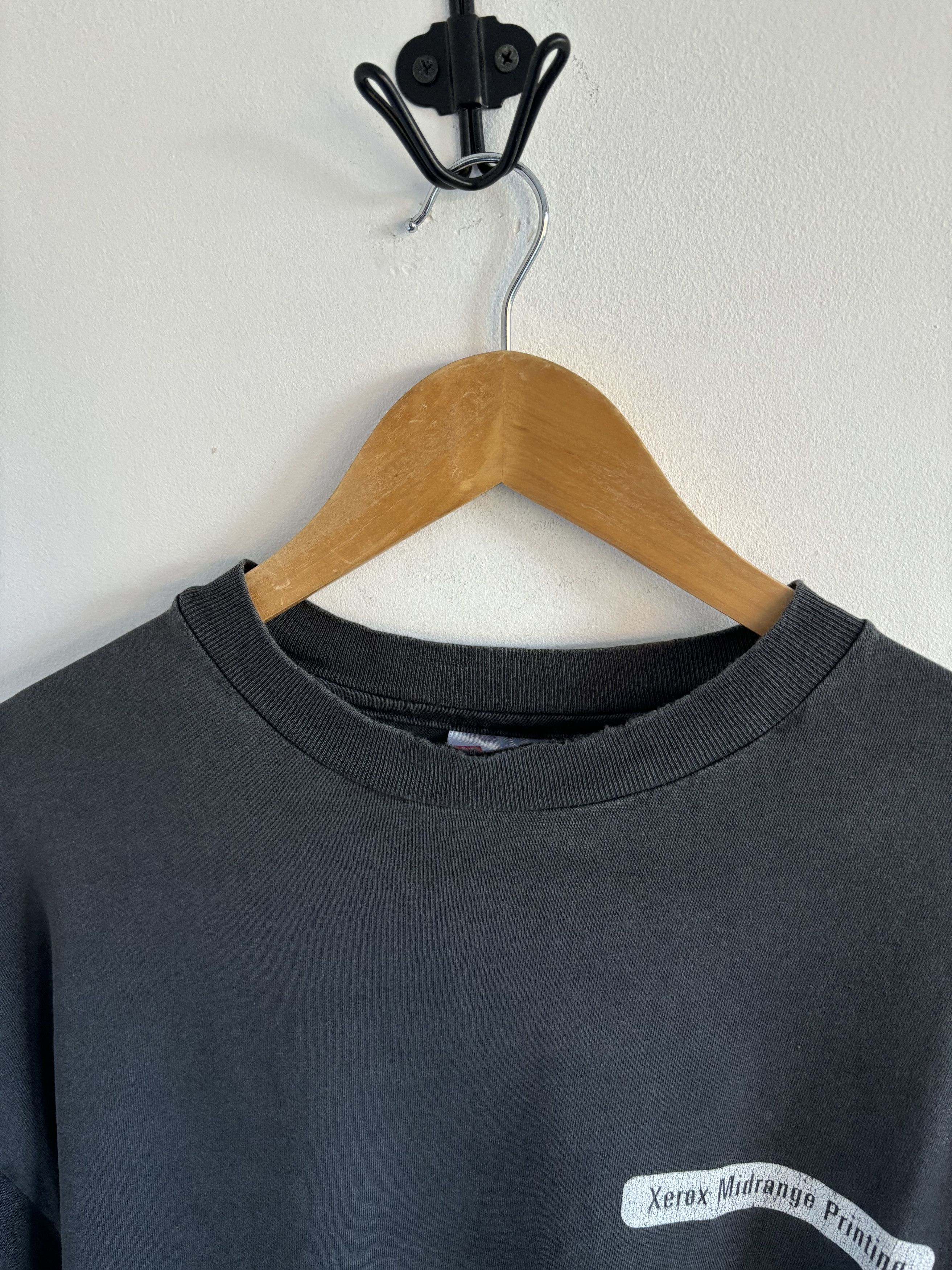 Hanes × Vintage Vintage 90s Xerox Logo Faded Tee Size US XL / EU 56 / 4 - 5 Thumbnail