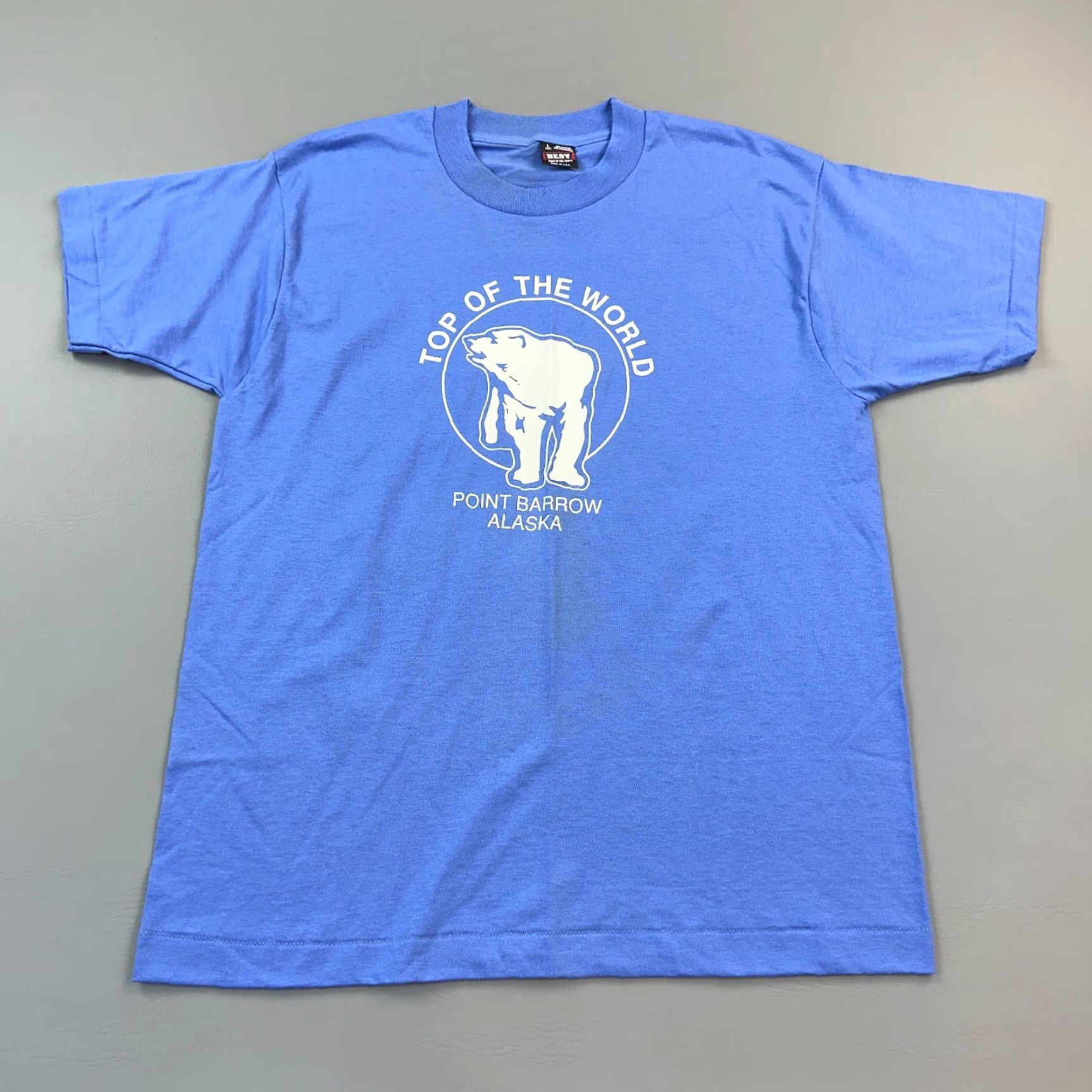 Fruit Of The Loom VINTAGE Fruit Of The Loom Shirt Mens Large Alaska Single Stitch USA Deadstock Size US L / EU 52-54 / 3 - 2 Thumbnail