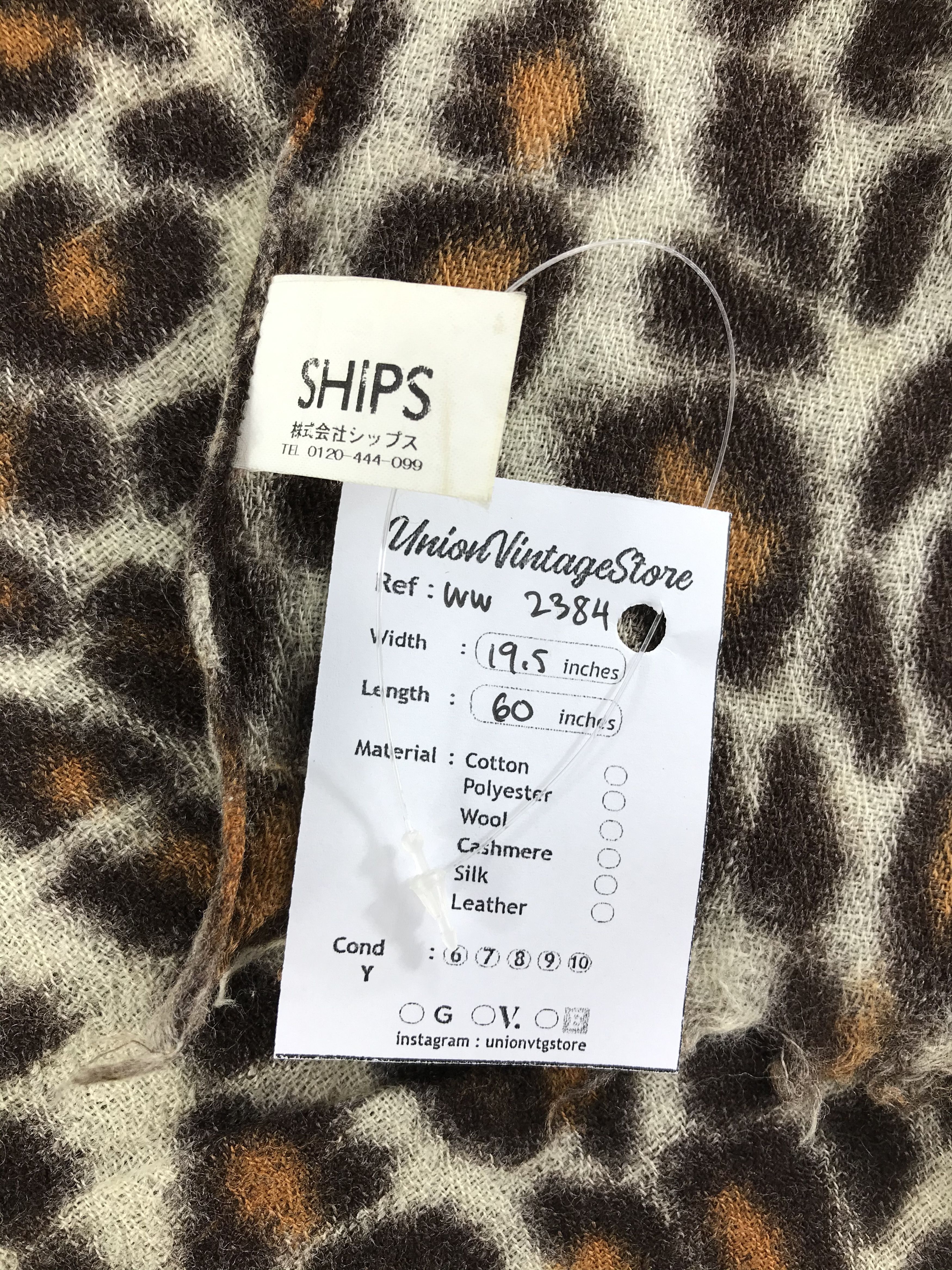 SHIPS × Vintage Ships Scarf / Muffler / Neckwear - WW2384 Size ONE SIZE - 4 Thumbnail