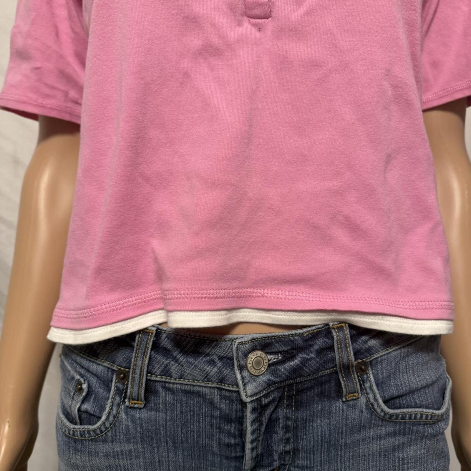 Other Women's Pink Shirt With Lace Detail Size S / US 4 / IT 40 - 4 Thumbnail