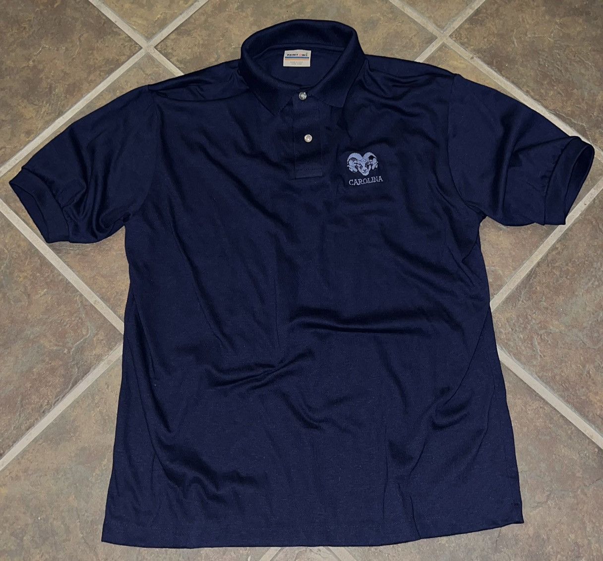 NCAA × Vintage VINTAGE UNC TAR HEELS POLO Size US L / EU 52-54 / 3 - 5 Thumbnail