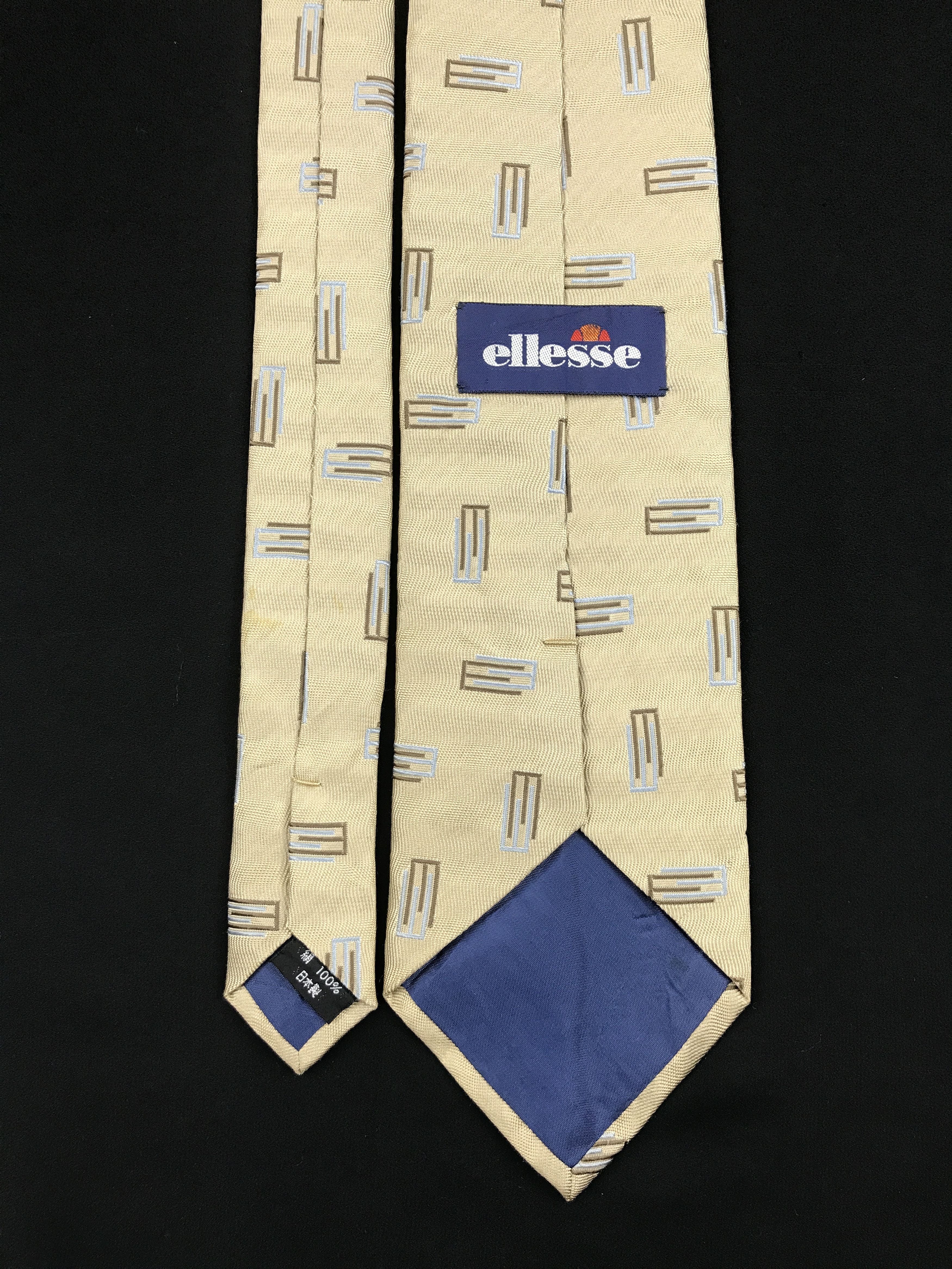 Designer × Vintage Vintage Ellesse Silk Necktie Size ONE SIZE - 4 Thumbnail