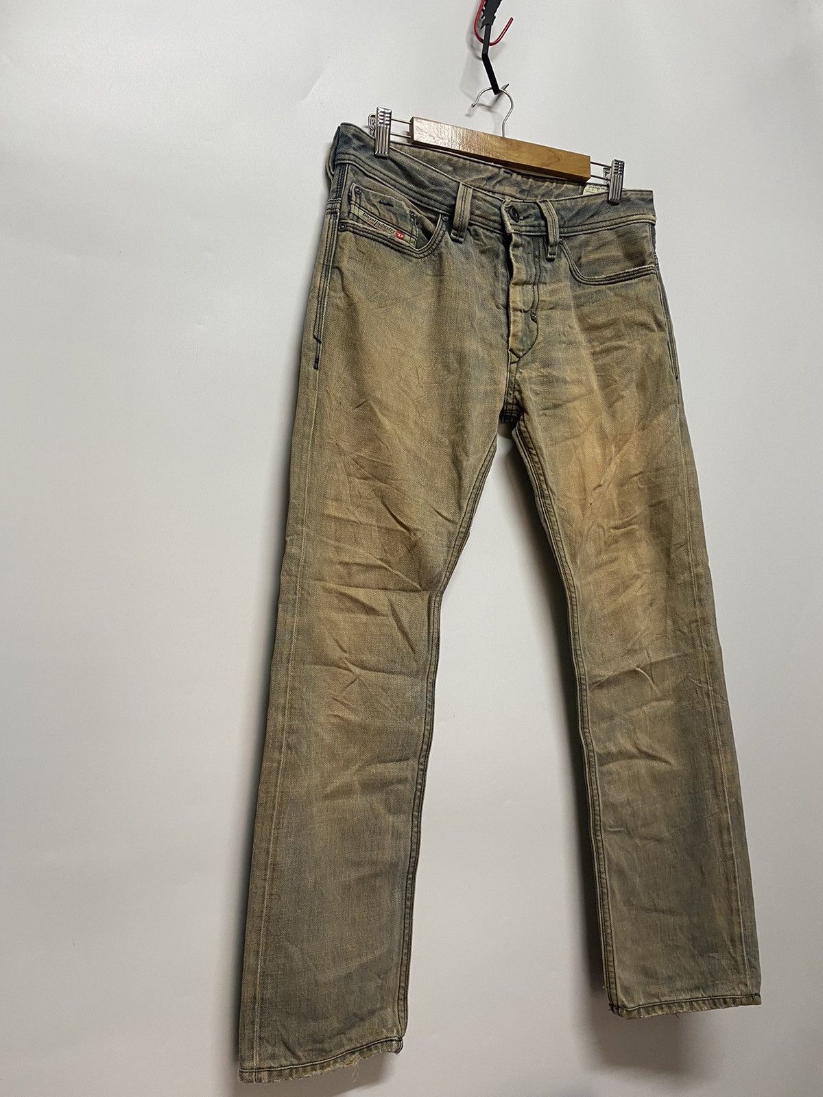 Japanese Brand × Vintage Diesel Thanaz Rare Authentic 00720 Dragon Denim Skinny Jeans Size US 30 / EU 46 - 8 Thumbnail