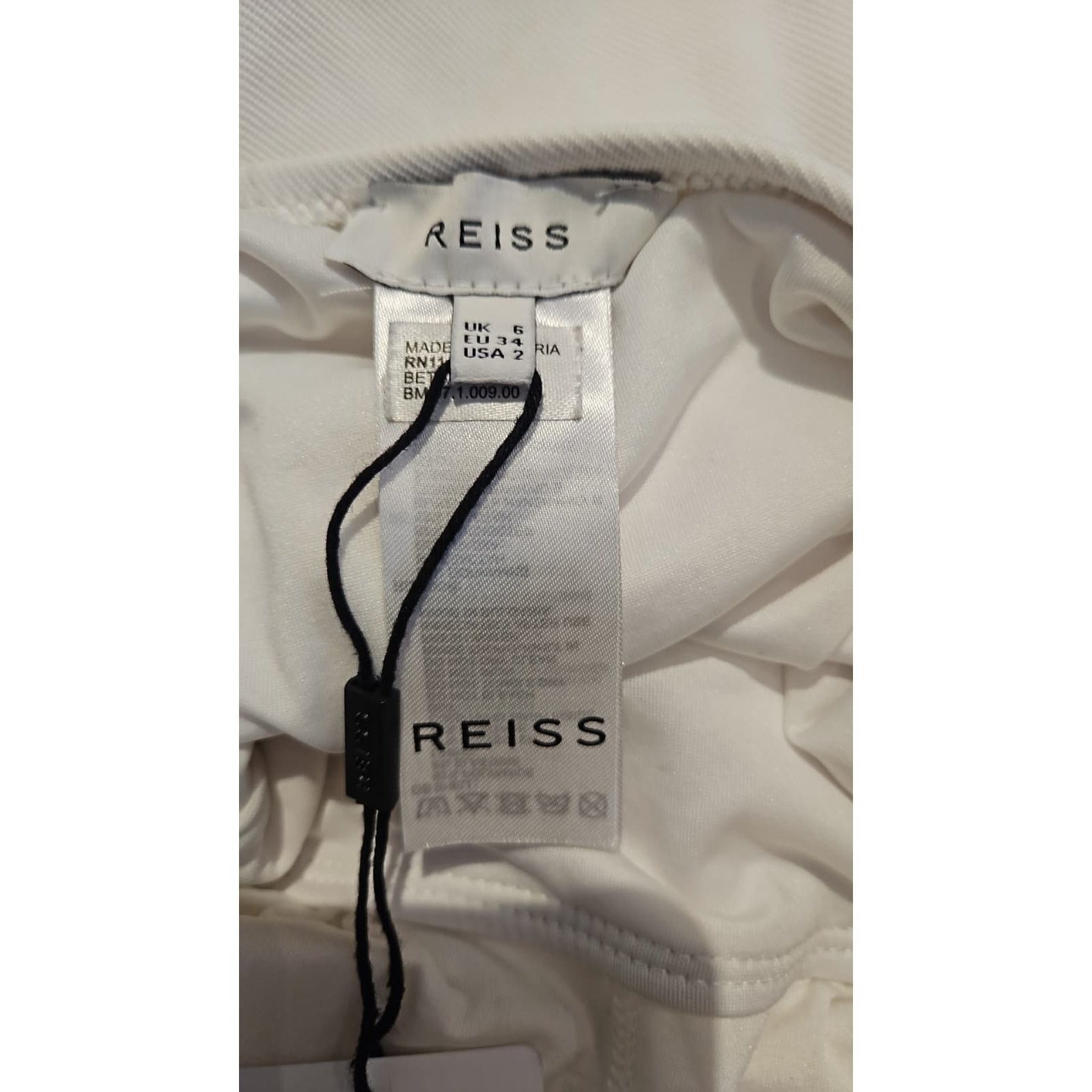 Reiss Reiss Bethany Asymmetric One-Shoulder Swimsuit Size XS / US 0-2 / IT 36-38 - 3 Thumbnail