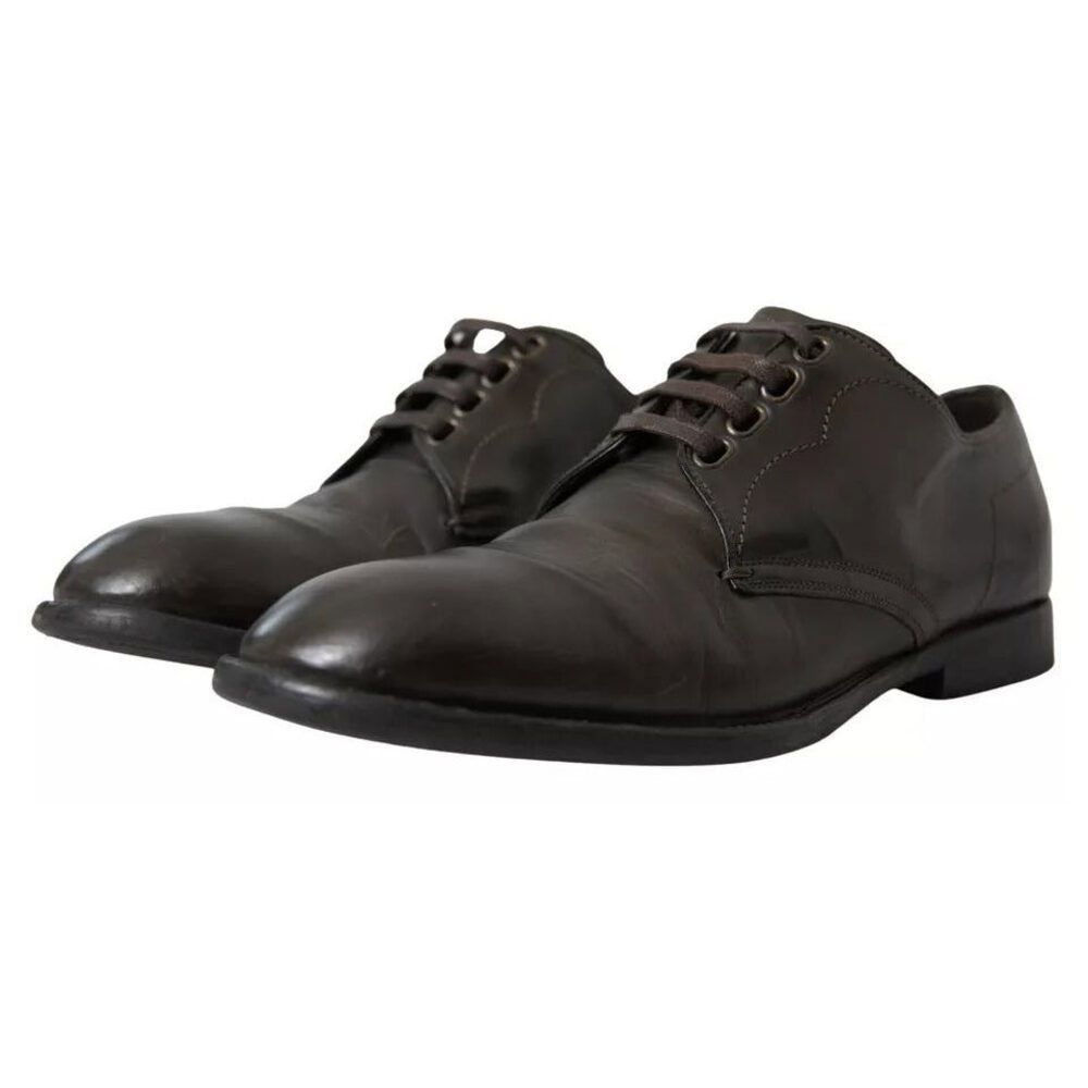 Dolce & Gabbana Dolce & Gabbana Green Leather Mens Formal Dress Shoes Size US 6 / EU 39 - 3 Thumbnail