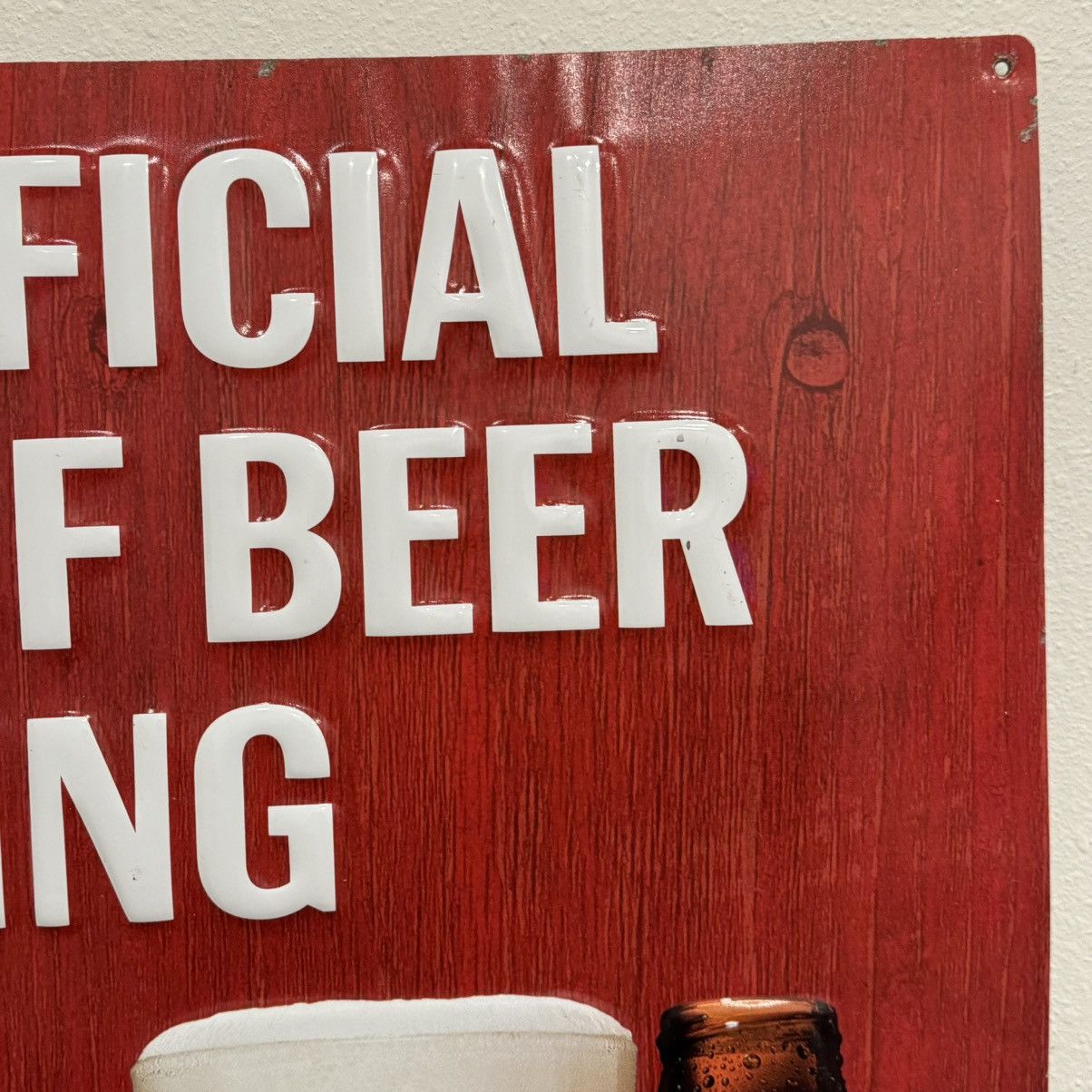 Budweiser × Vintage 2018 Budweiser Beer Drinking Songs 32x22in Tin Metal Sign Size ONE SIZE - 7 Thumbnail