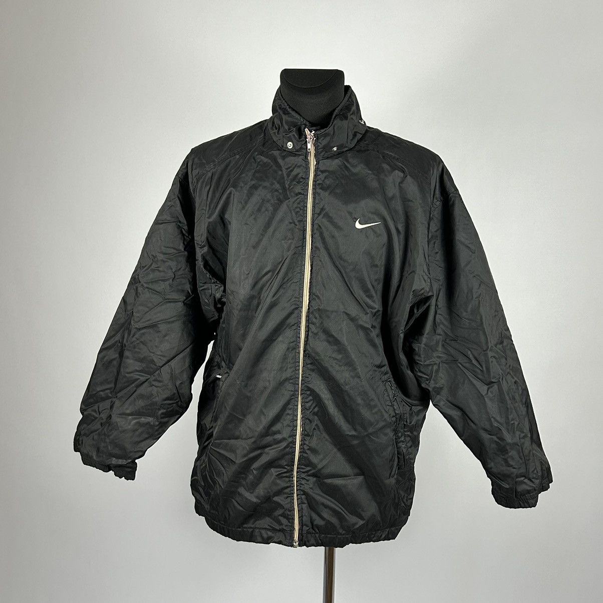 Nike × Vintage Vintage Nike insulated jacket big logo swoosh embriordery Size US L / EU 52-54 / 3 - 2 Thumbnail