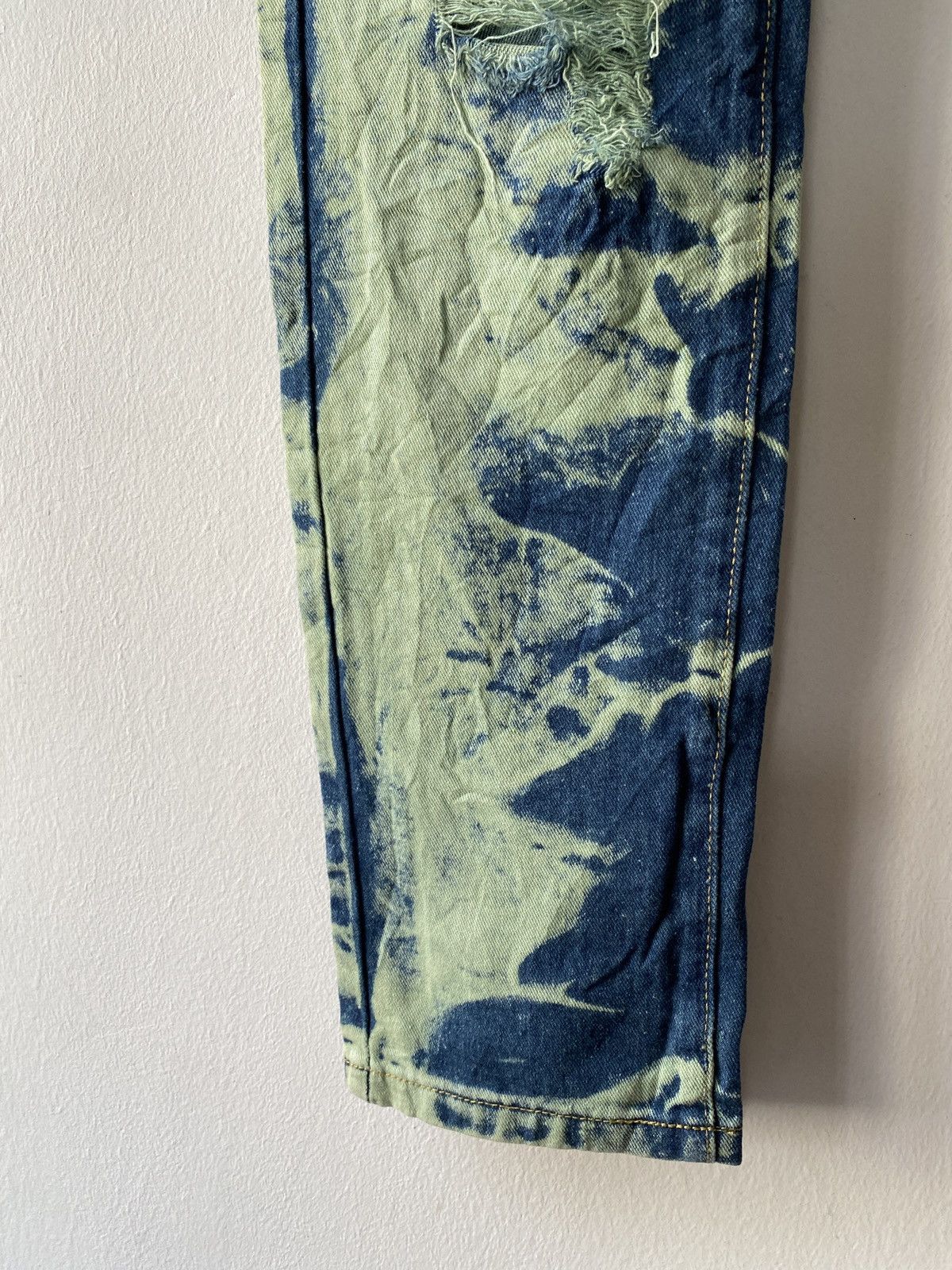 Japanese Brand Japanese Brand Acid Wash Design Distressed Denim Size US 31 - 4 Thumbnail