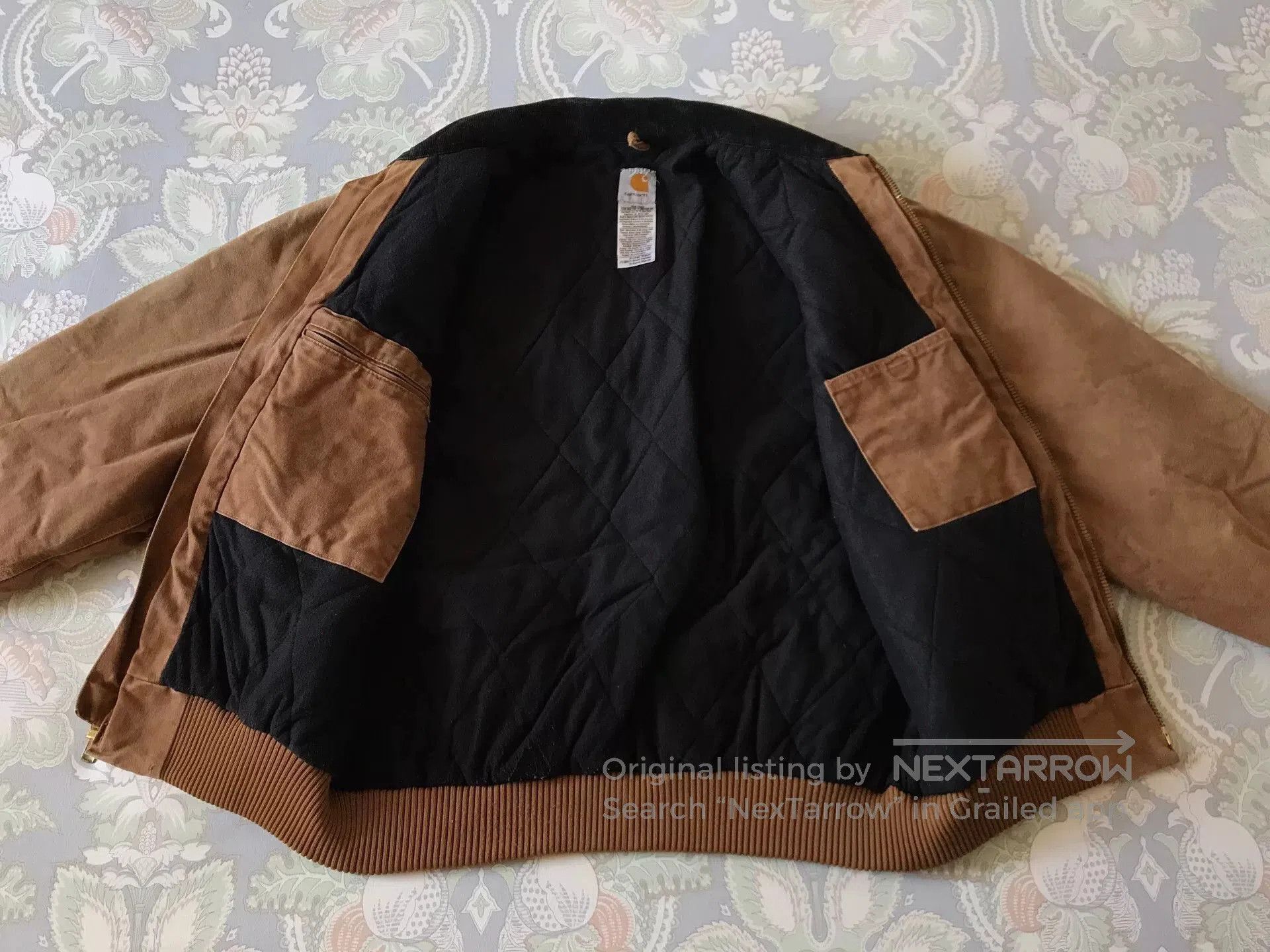 Carhartt Carhartt J14 Brown XL Washed Canvas Jacket. Size US XL / EU 56 / 4 - 3 Thumbnail