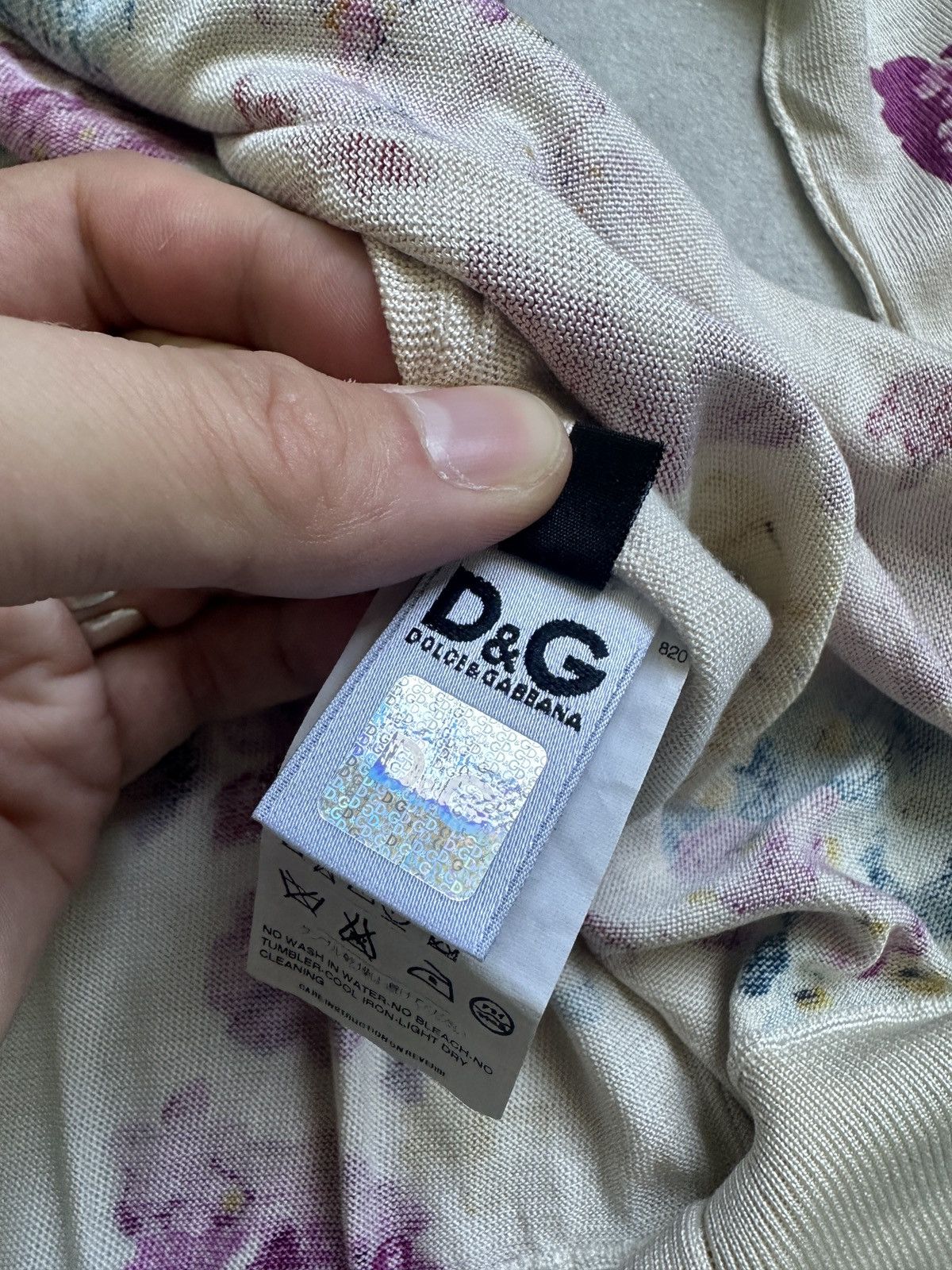 Dolce & Gabbana Archive Dolce Gabbana silk floral cardigan Size L / US 10 / IT 46 - 14 Thumbnail