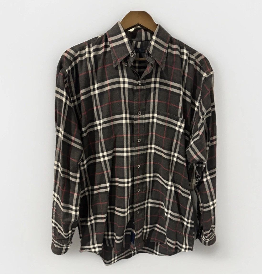 Burberry Burberry Classic Black Check Men’s Buttondown Shirt Medium Size US M / EU 48-50 / 2 - 1 Thumbnail