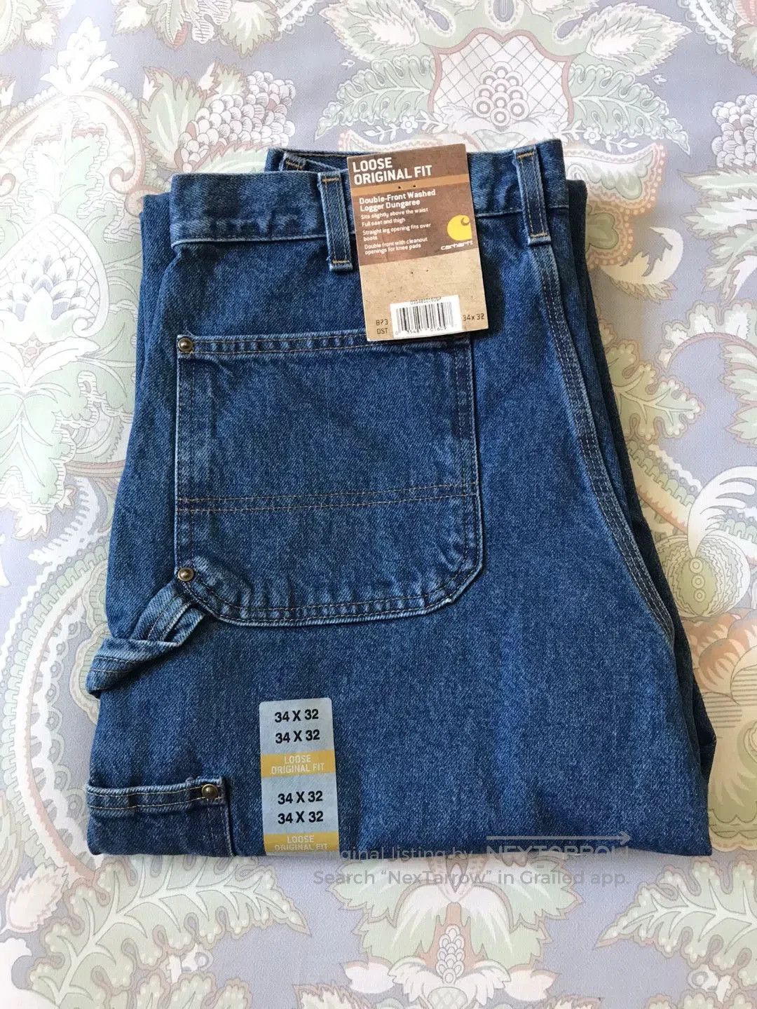 Carhartt Carhartt B73 Double Knee Washed Jeans. Size US 34 / EU 50 - 1 Thumbnail