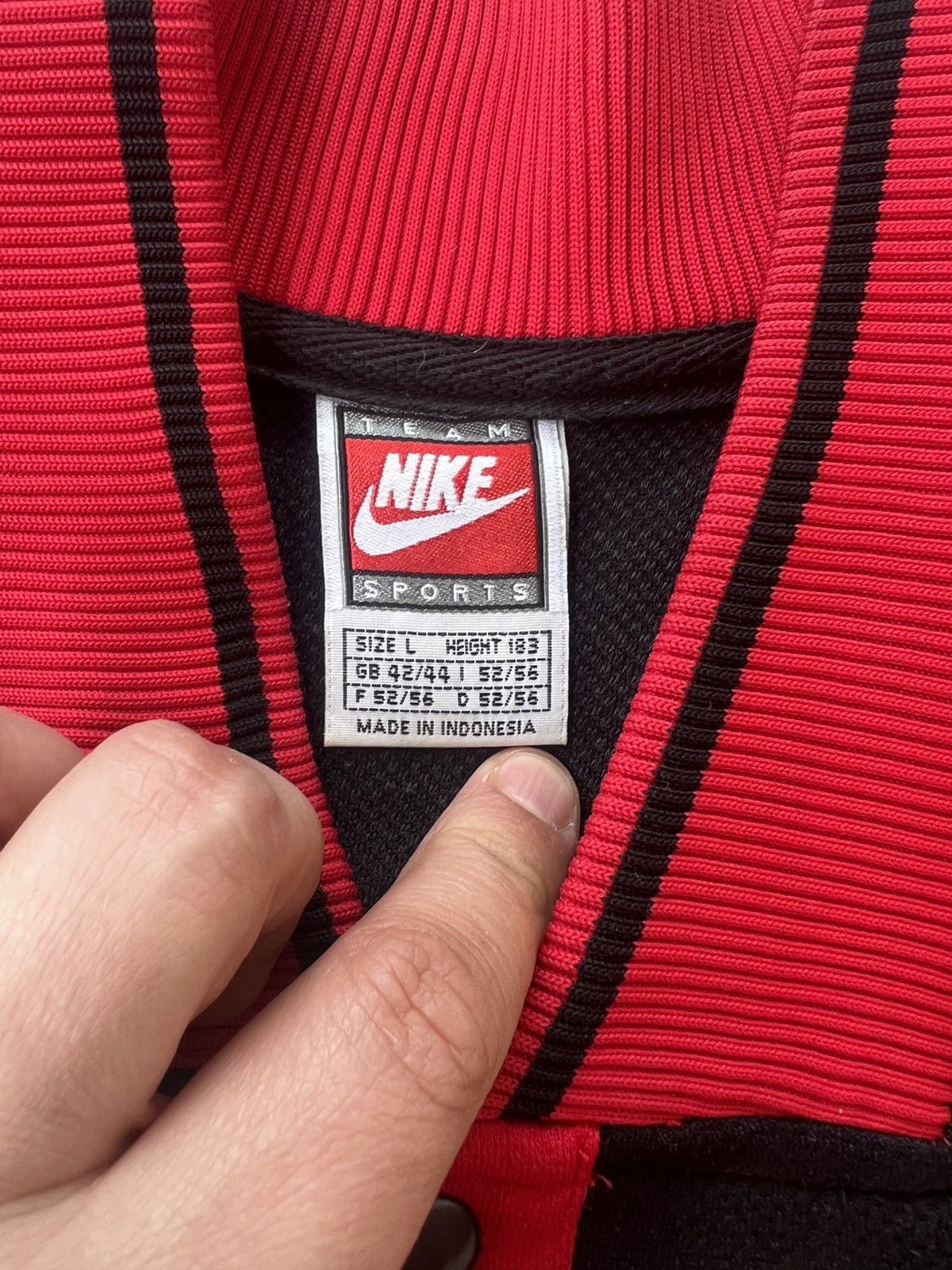 Nike × Vintage Vintage Nike Team Sport Shirt Size US L / EU 52-54 / 3 - 5 Thumbnail